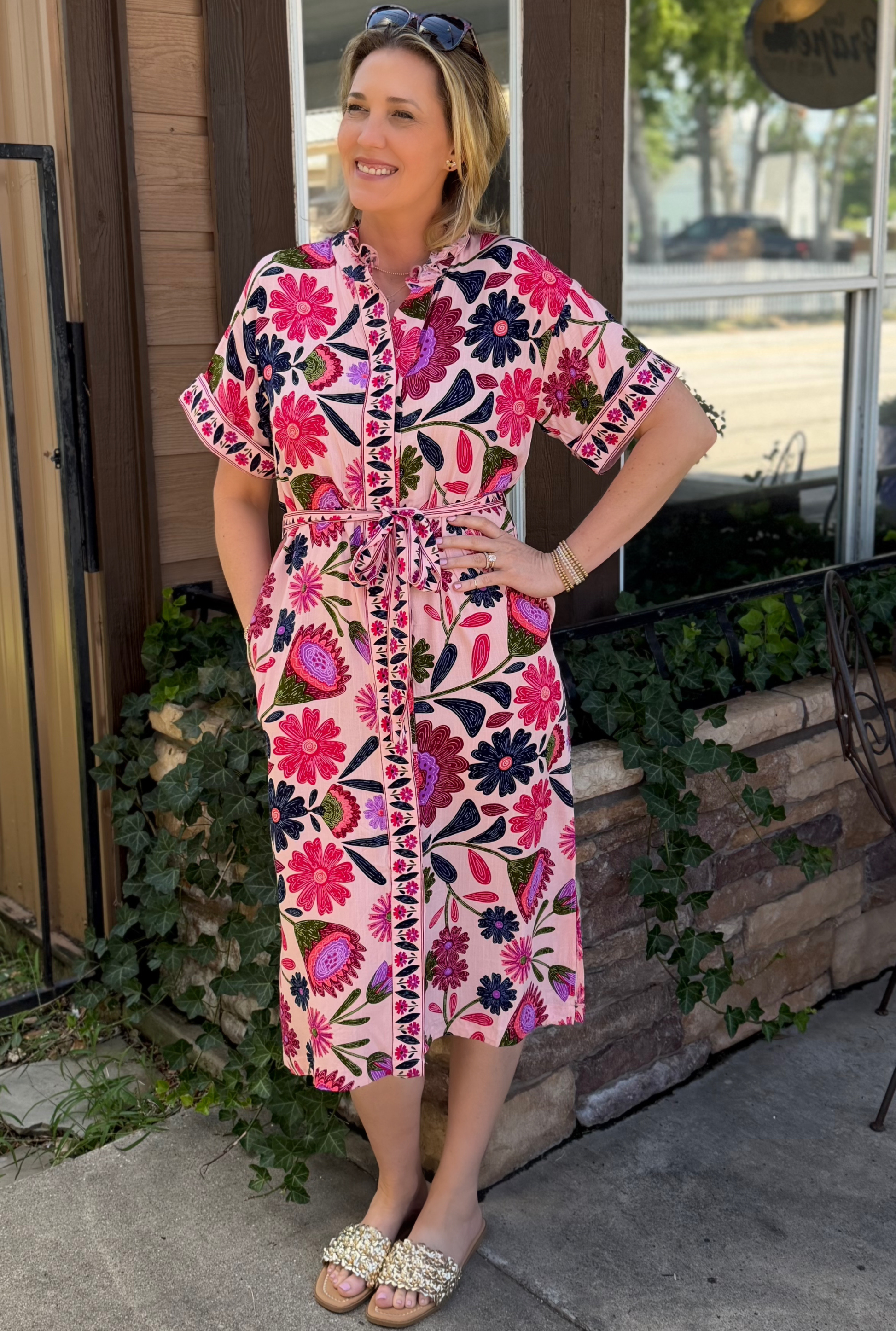 PINK ANGELA DRESS