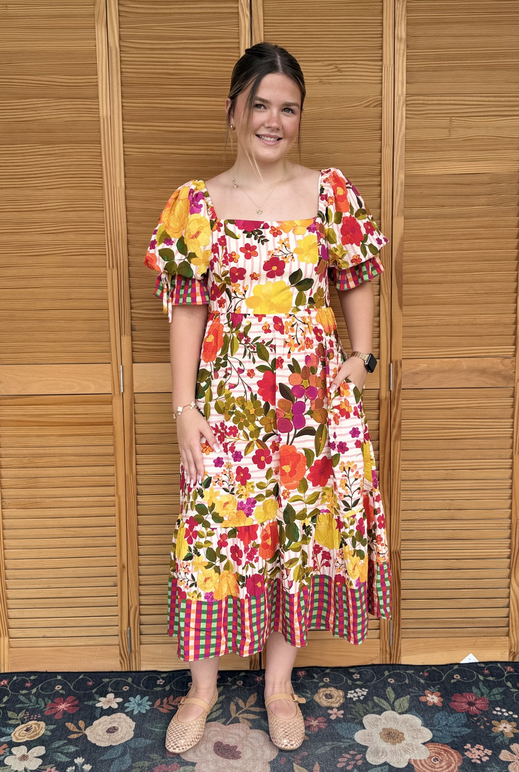 BEVERLY FLORAL DRESS
