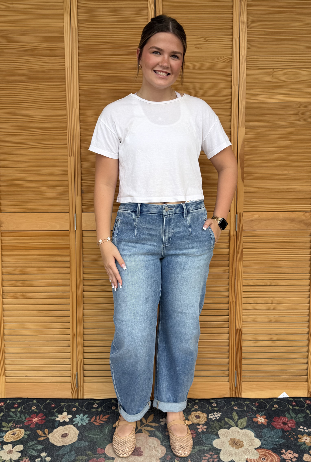 SLOUCHY BARREL JEANS