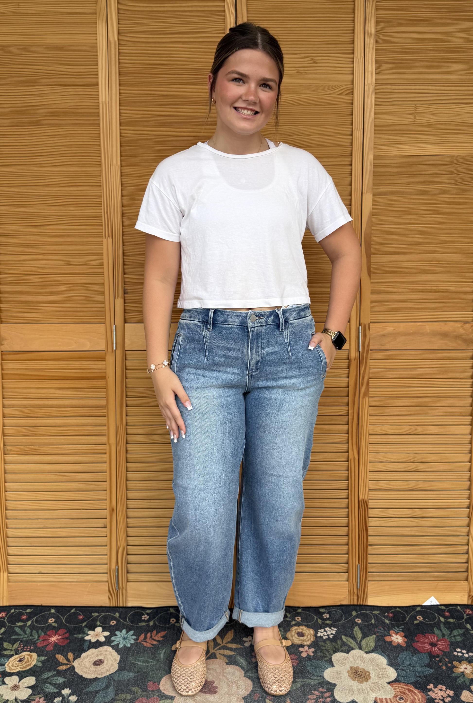 SLOUCHY BARREL JEANS