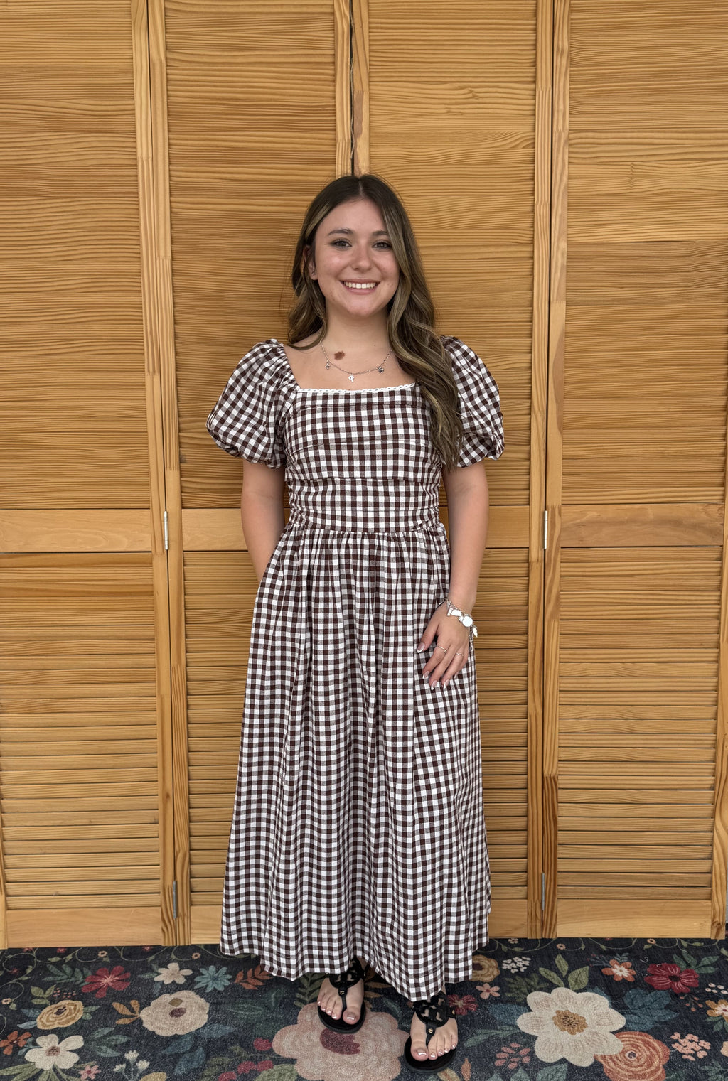 GINGHAM AEMILIA DRESS