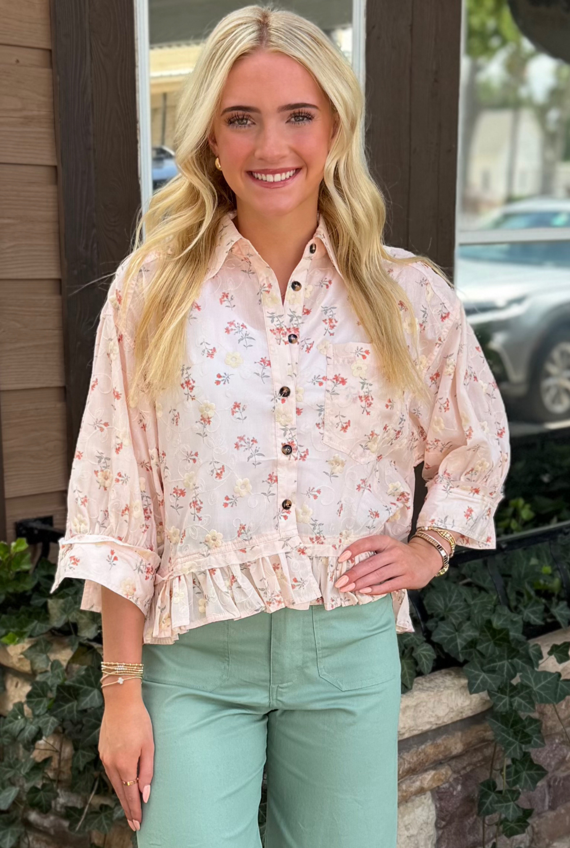 PINK PETAL TOP