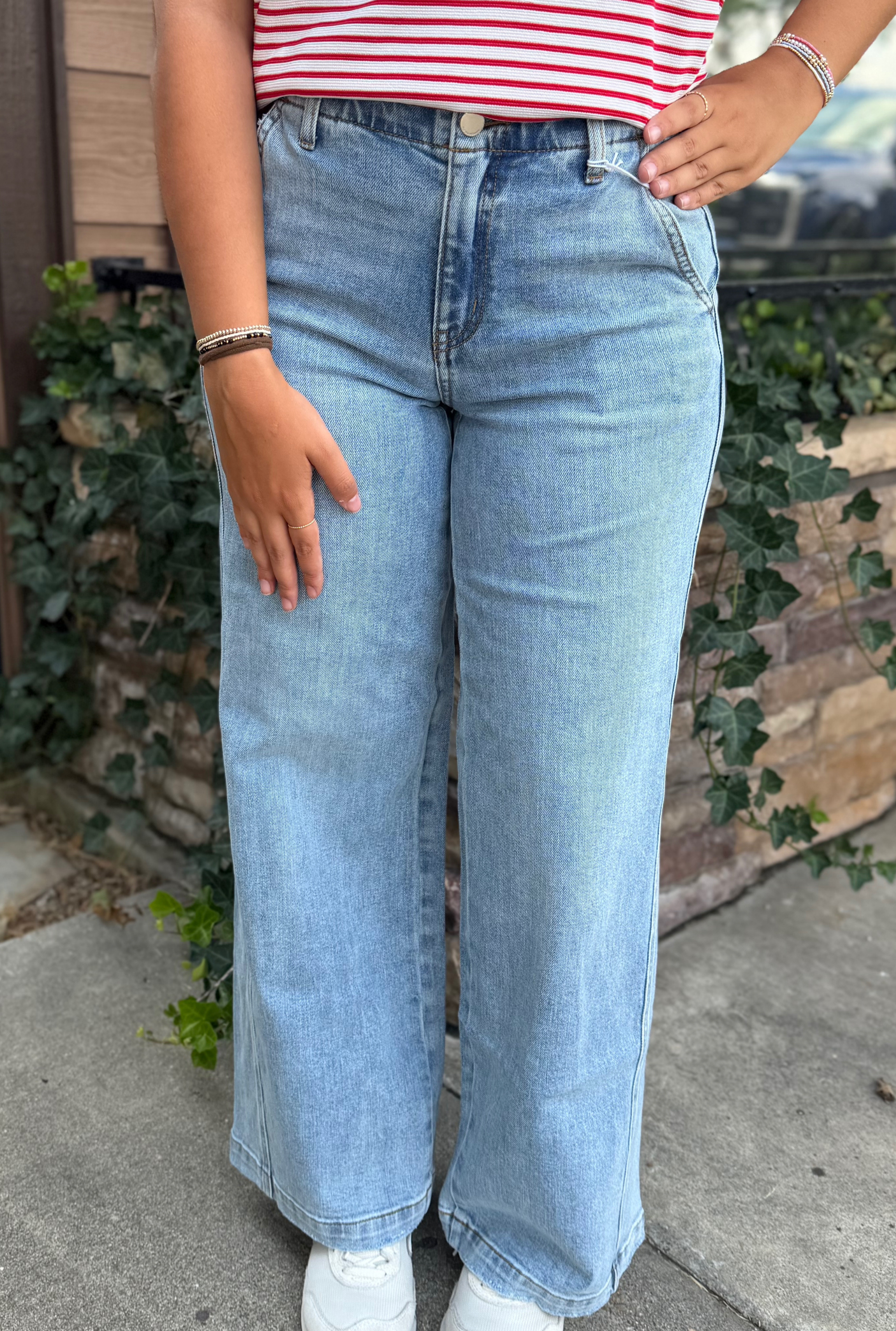EVELYN WIDE LEG JEANS