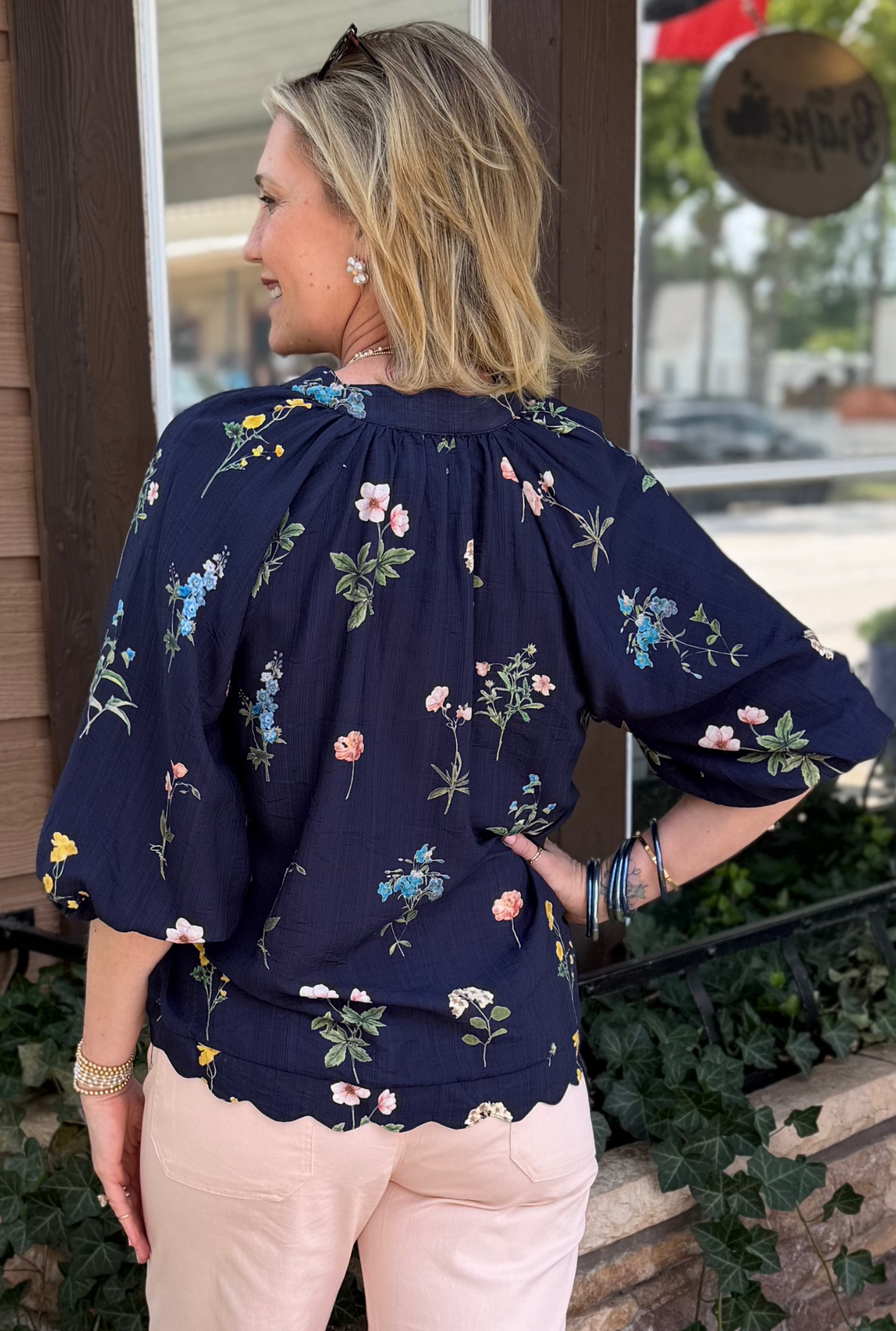 NAVY MIDNIGHT TOP