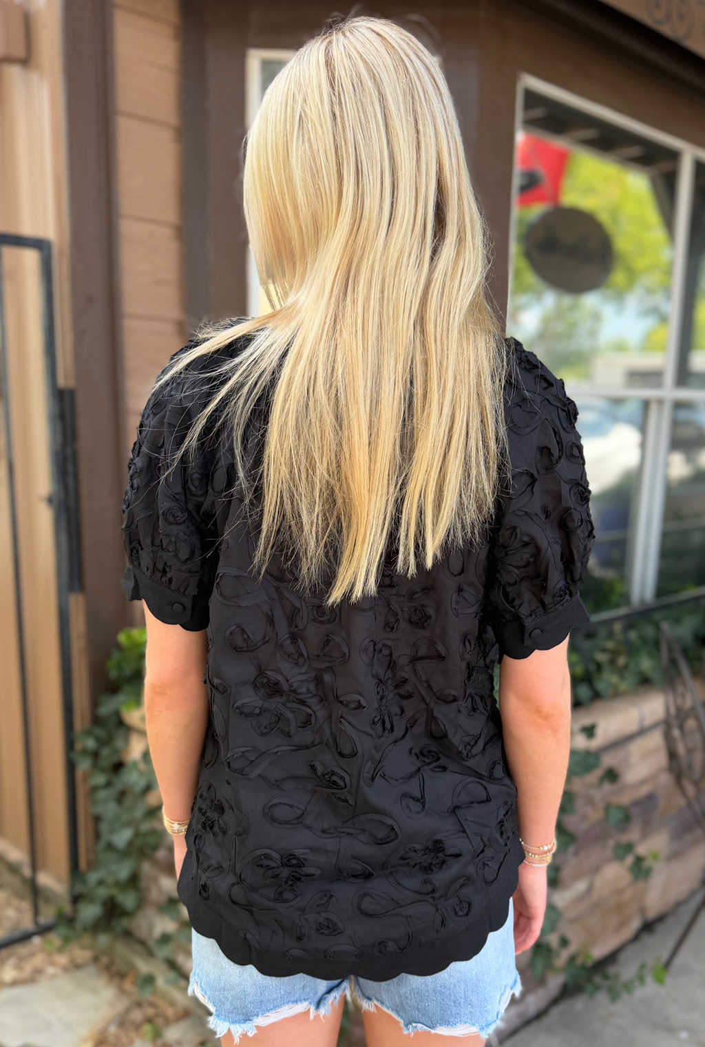BLACK PETUNIA TOP