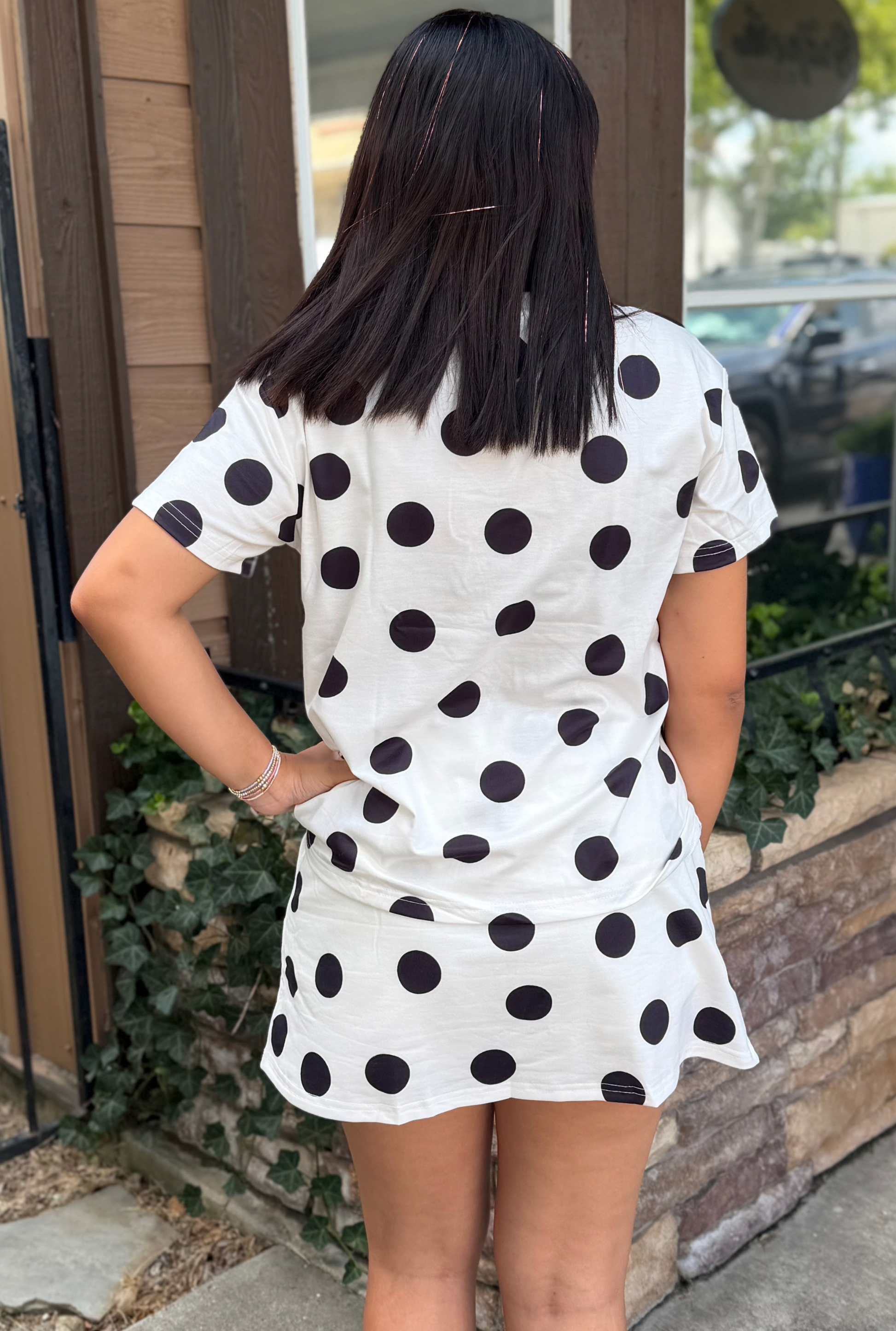 POLKA DOT SKIRT SET
