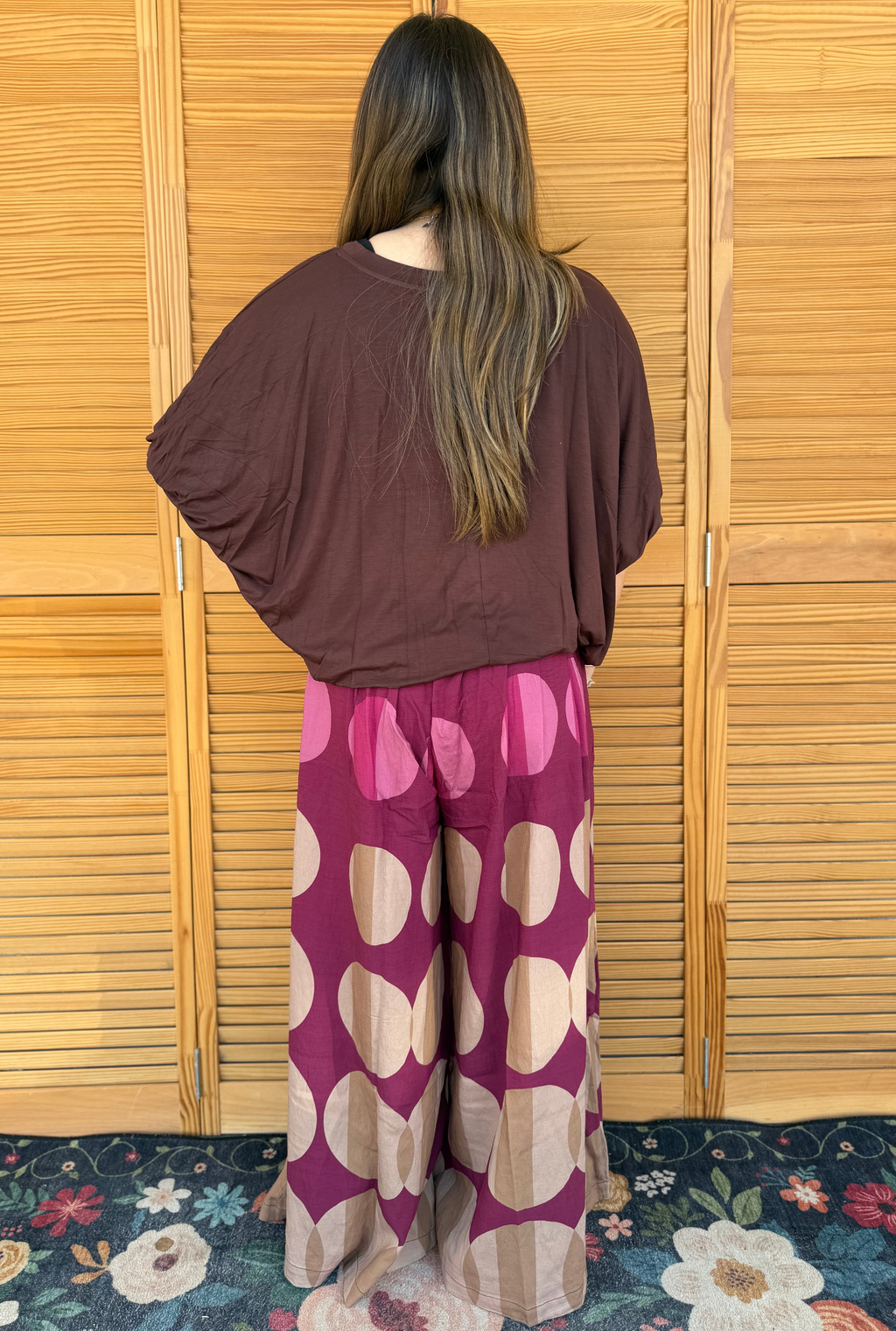 BURGUNDY KENDRA PANTS