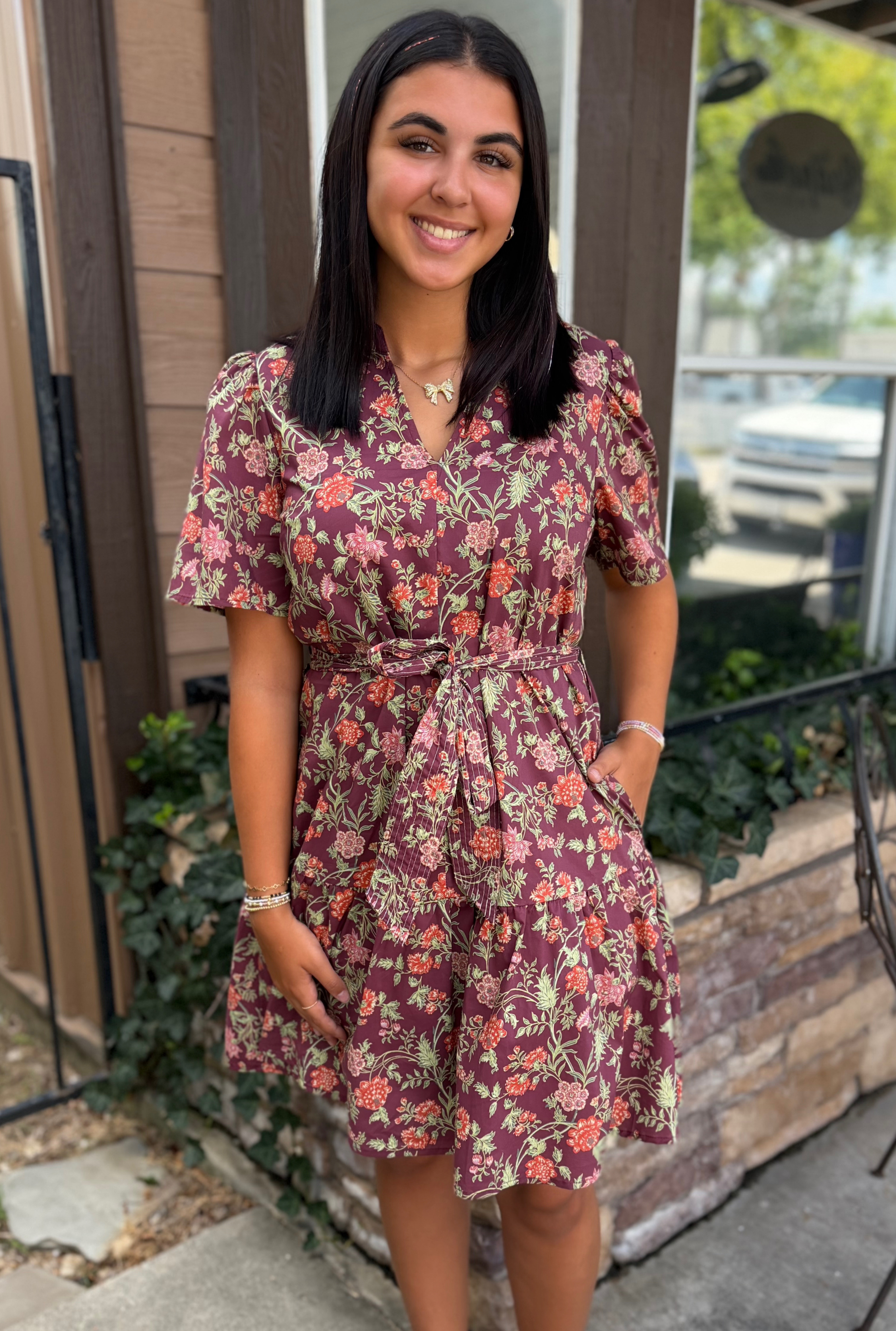 Mini Floral Dress