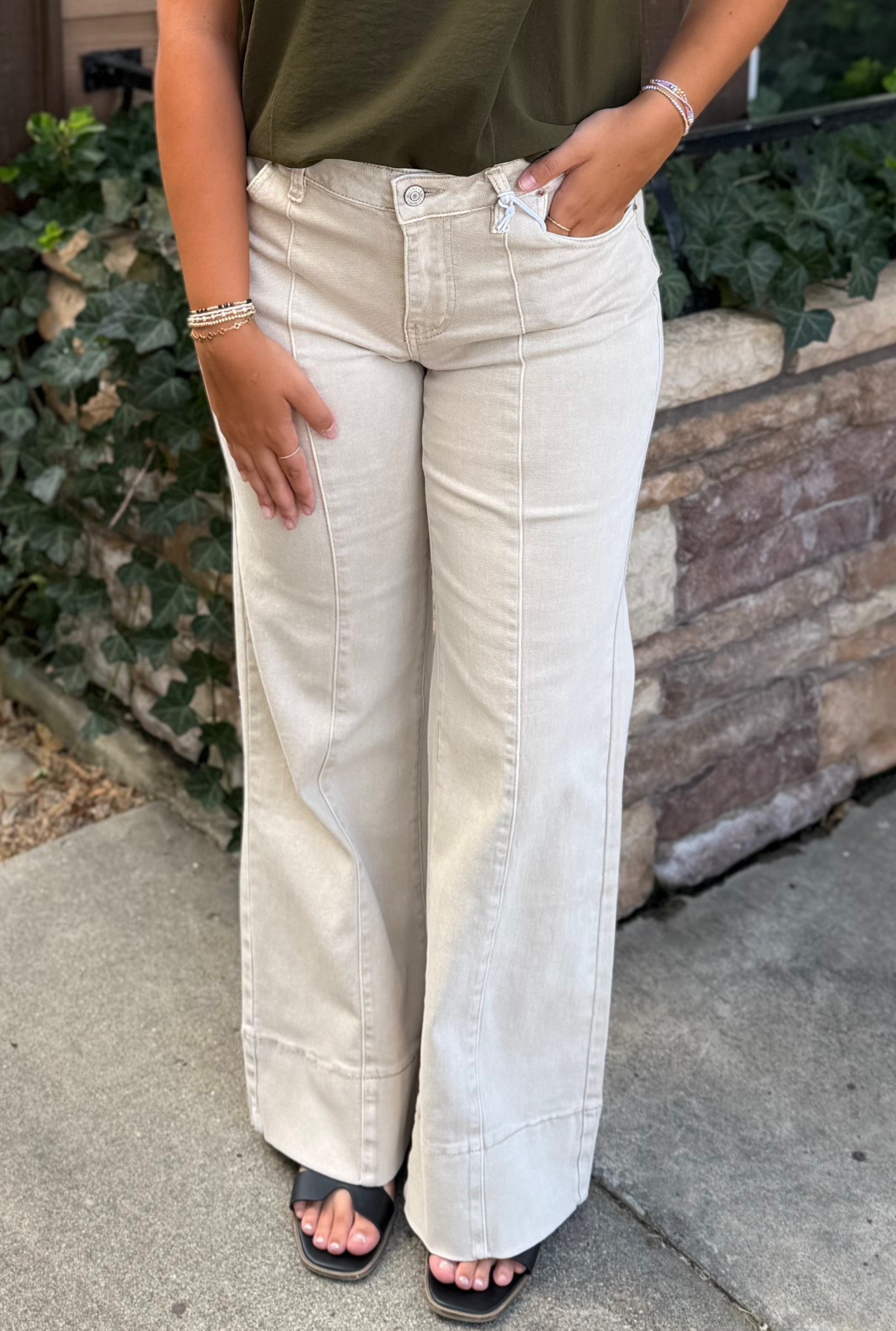 Zenana Trouser Jean Tan