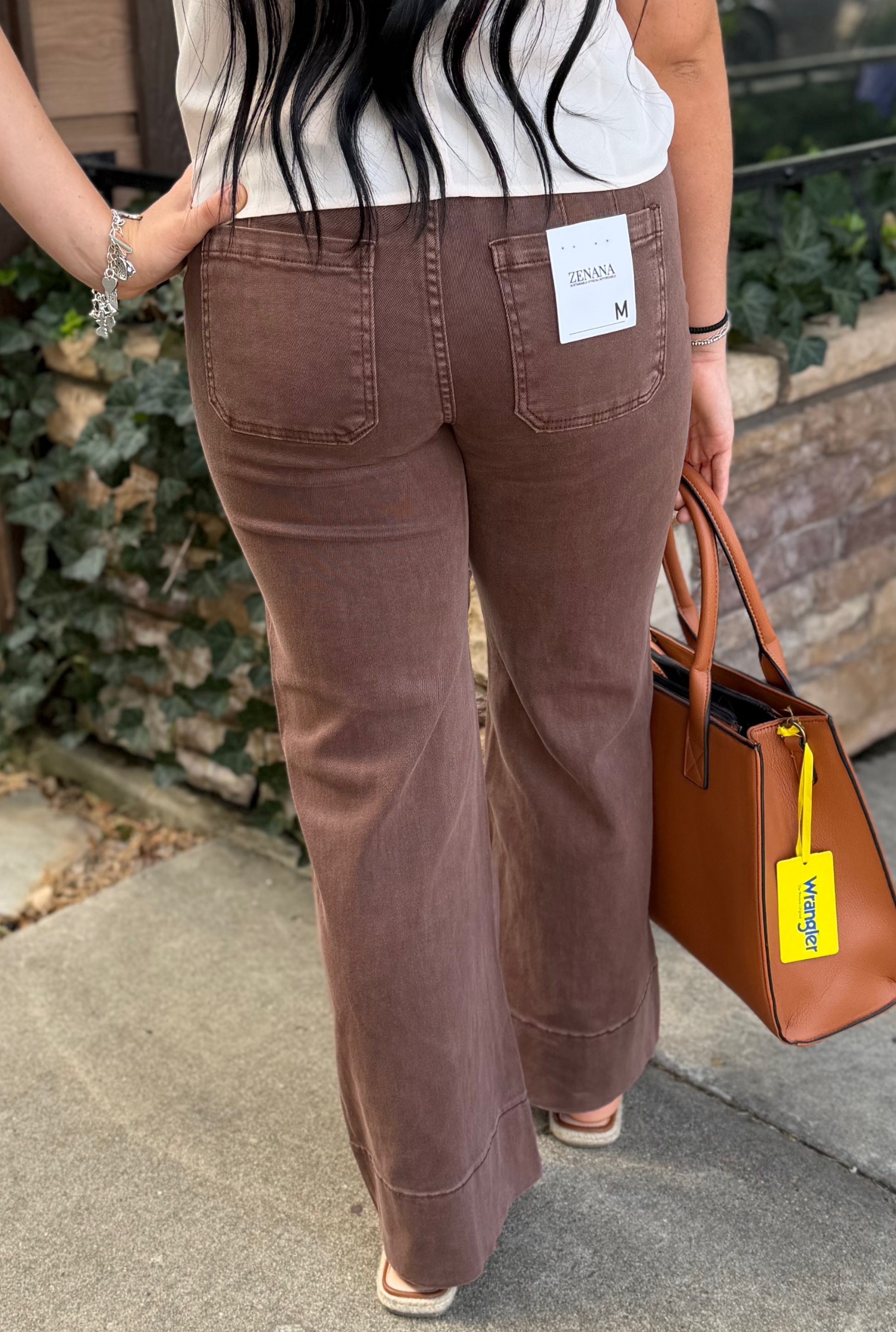 Zenana Trouser Jean Brown