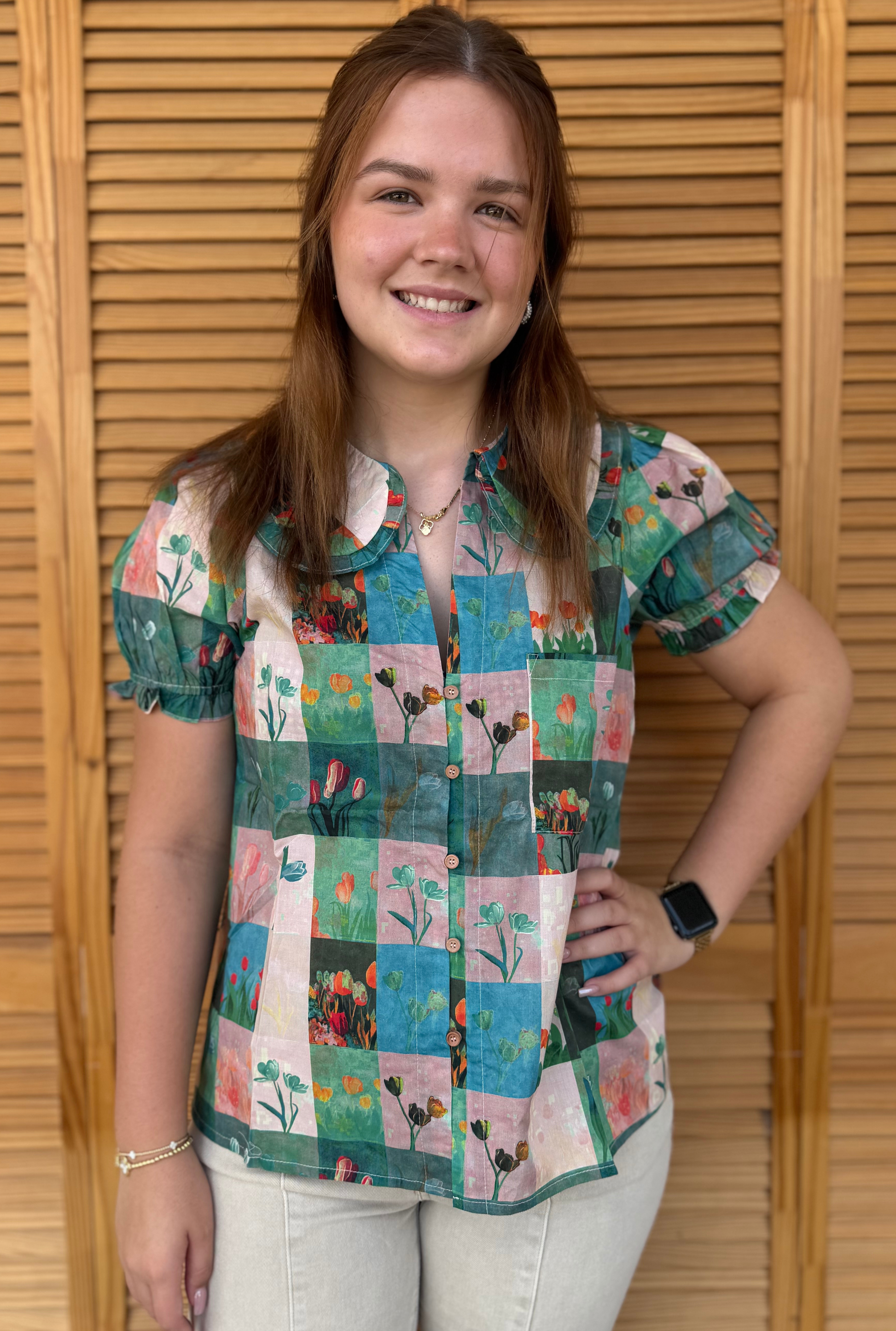 CORAL PATCH TOP