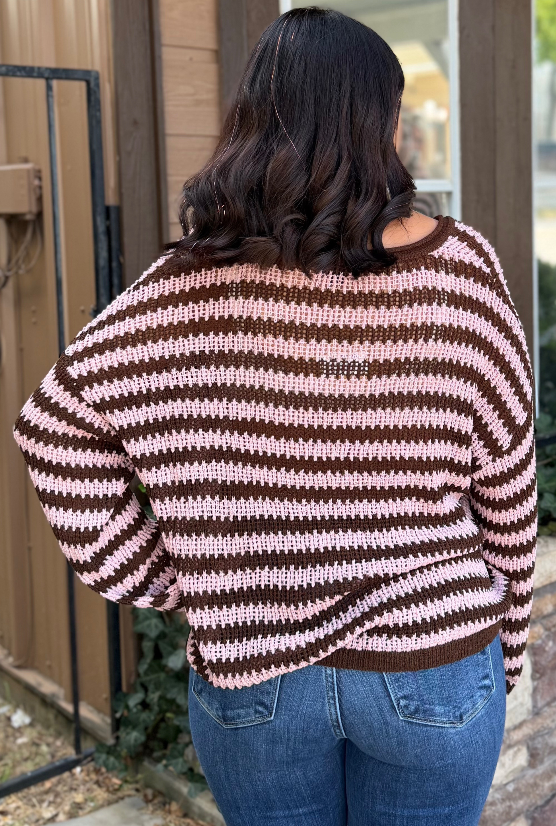 CHOCOLATE MALLORY SWEATER