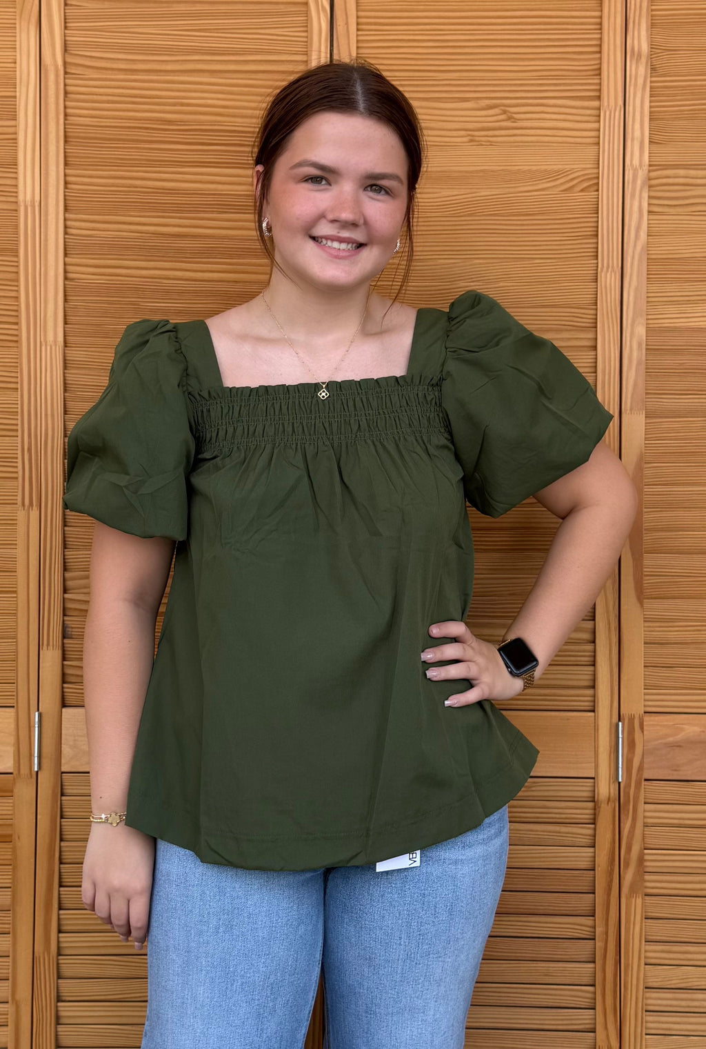 HUNTER GREEN HOPE TOP