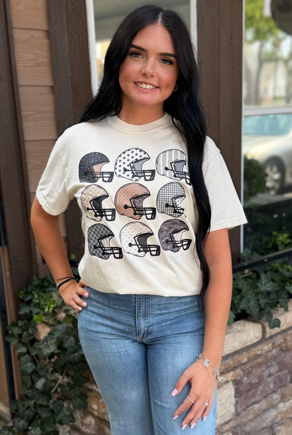 FOOTBALL HELMET TEE