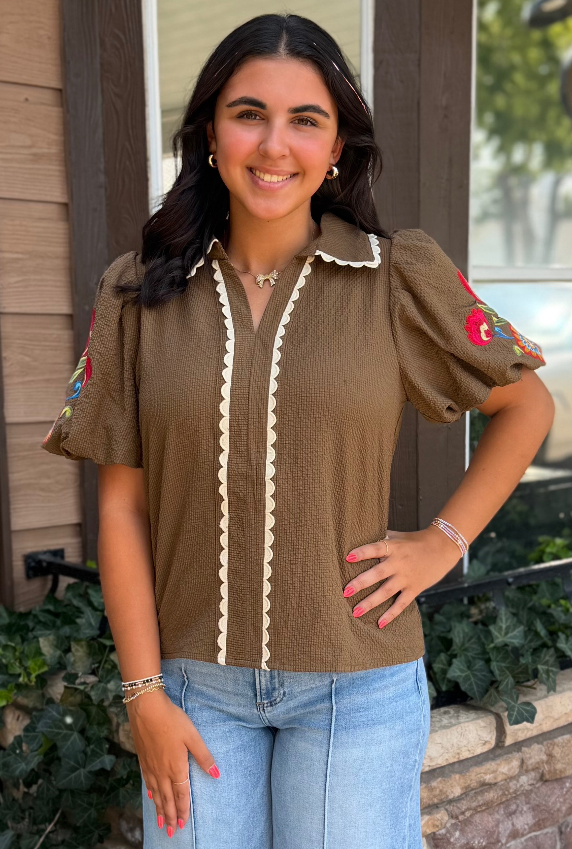 Floral Arial Blouse
