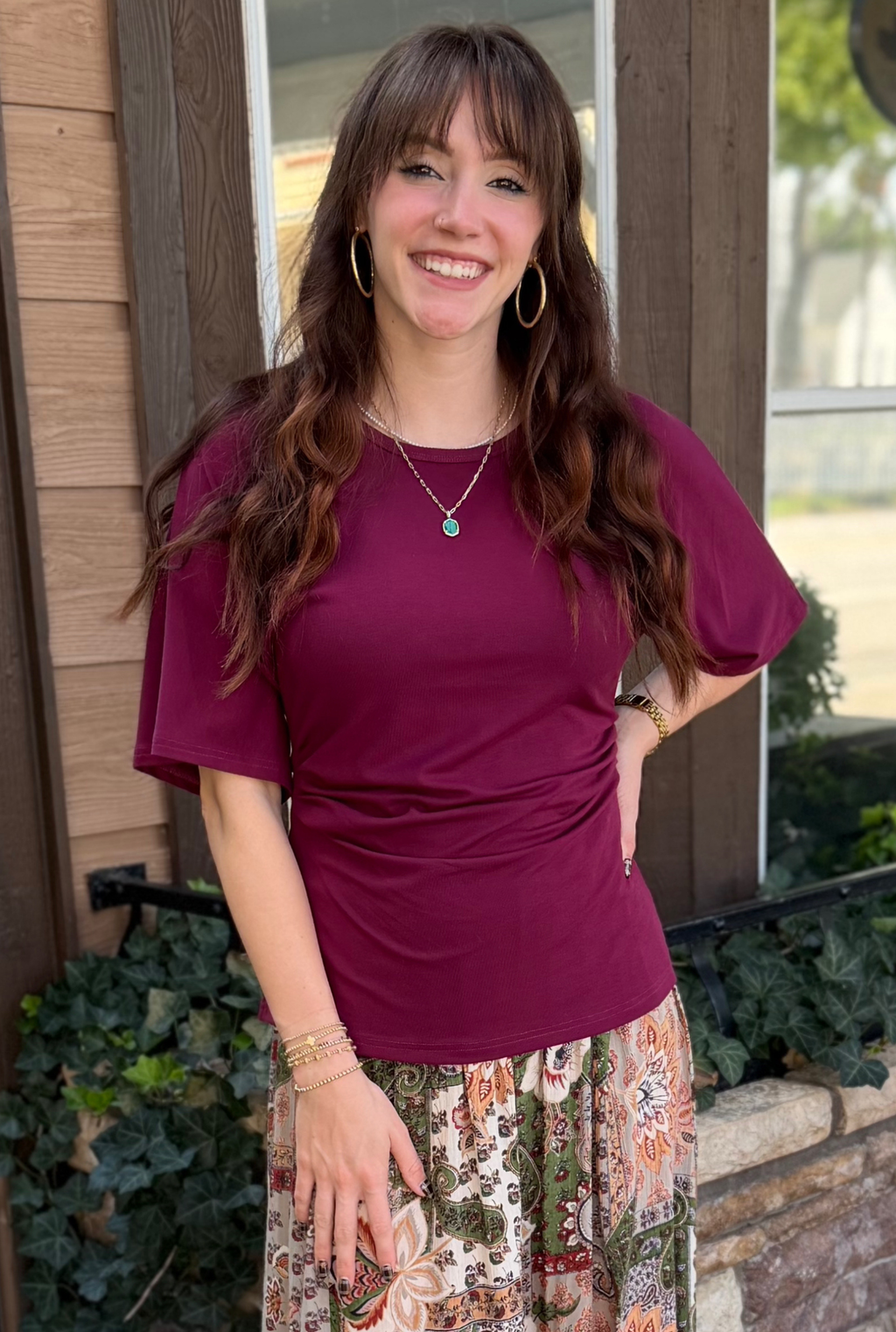 PLUM FLORENCE TOP