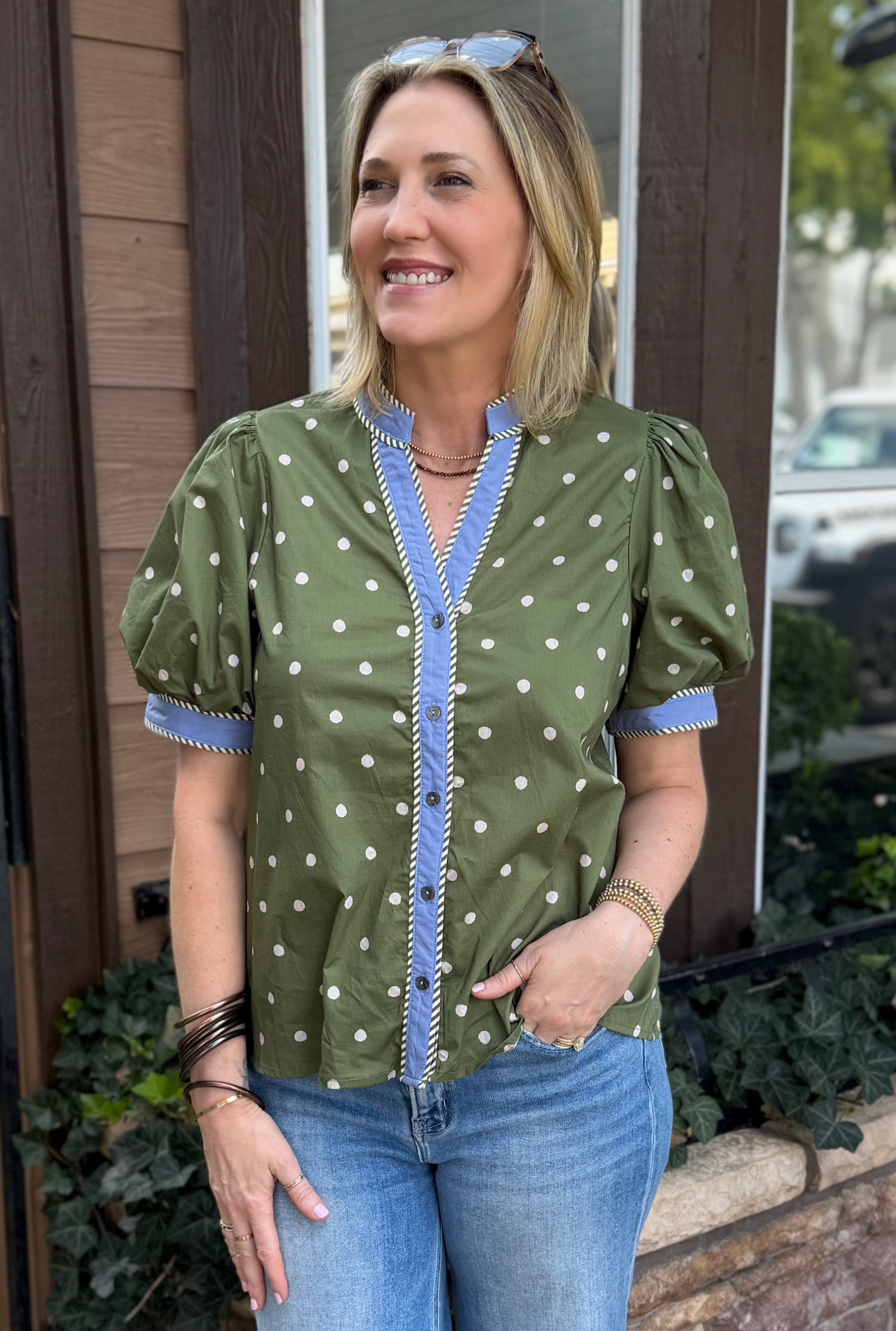 OLIVE BLAKELY TOP