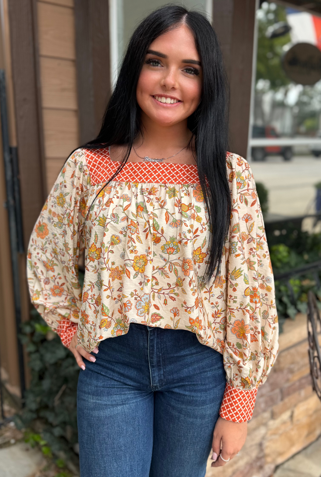 FLORAL ALISHA TOP