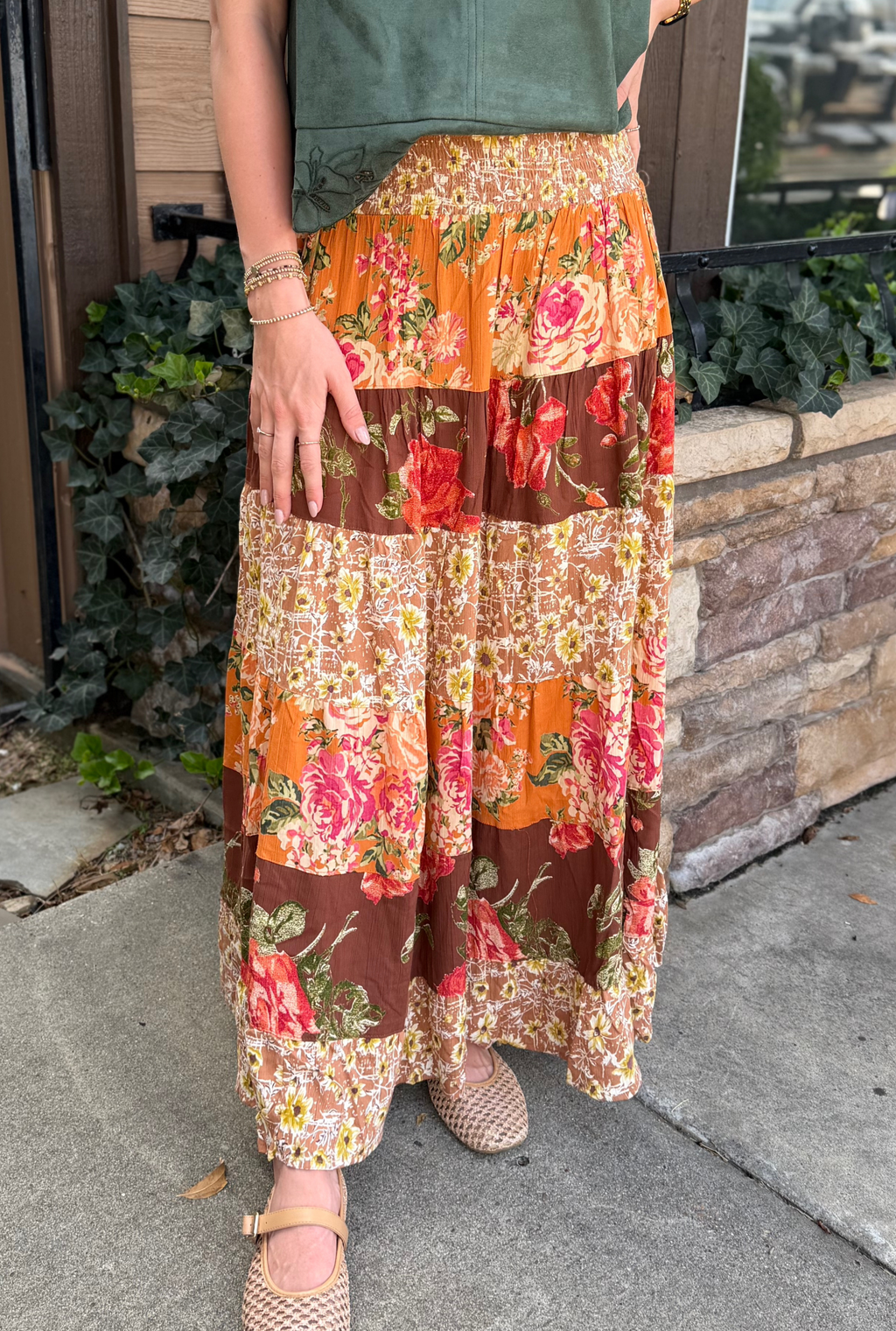 FALL ROSE BOULEVARD SKIRT