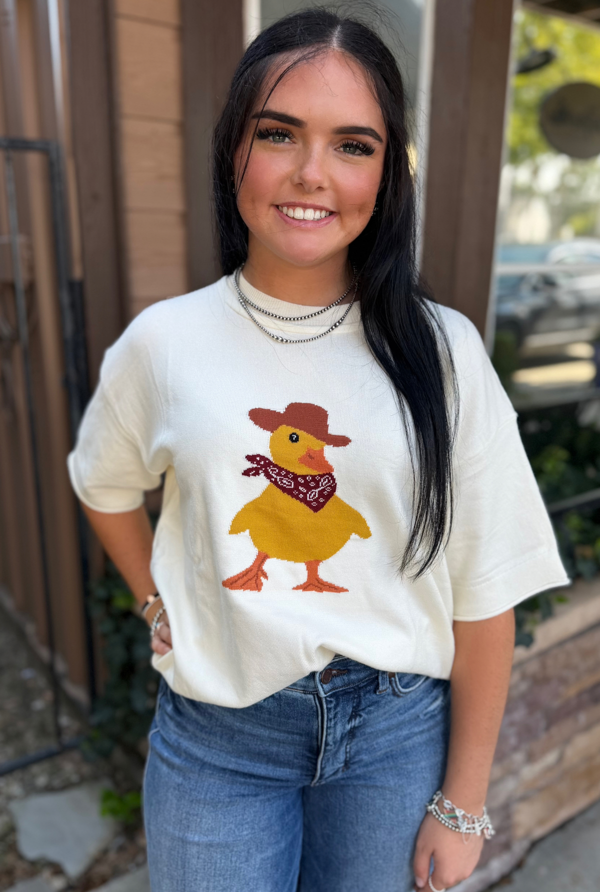 YEEHAW DUCK SWEATER