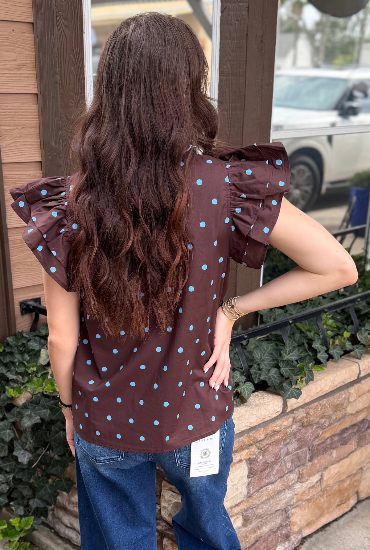 BROWN DELILAH TOP