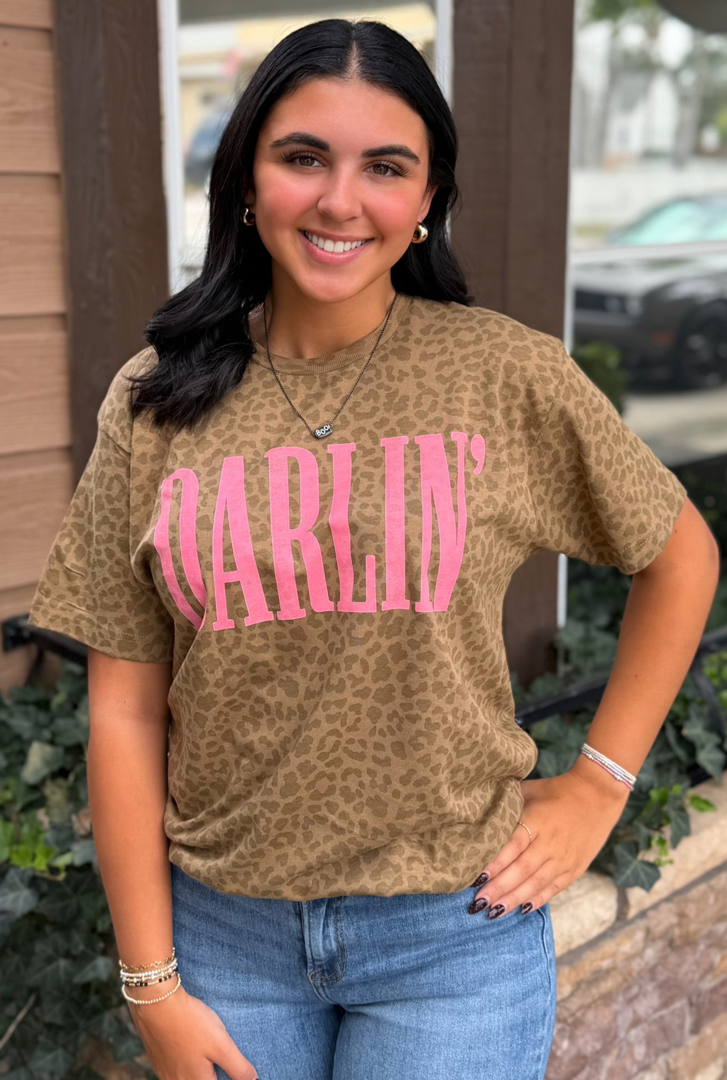 LEOPARD DARLIN TEE