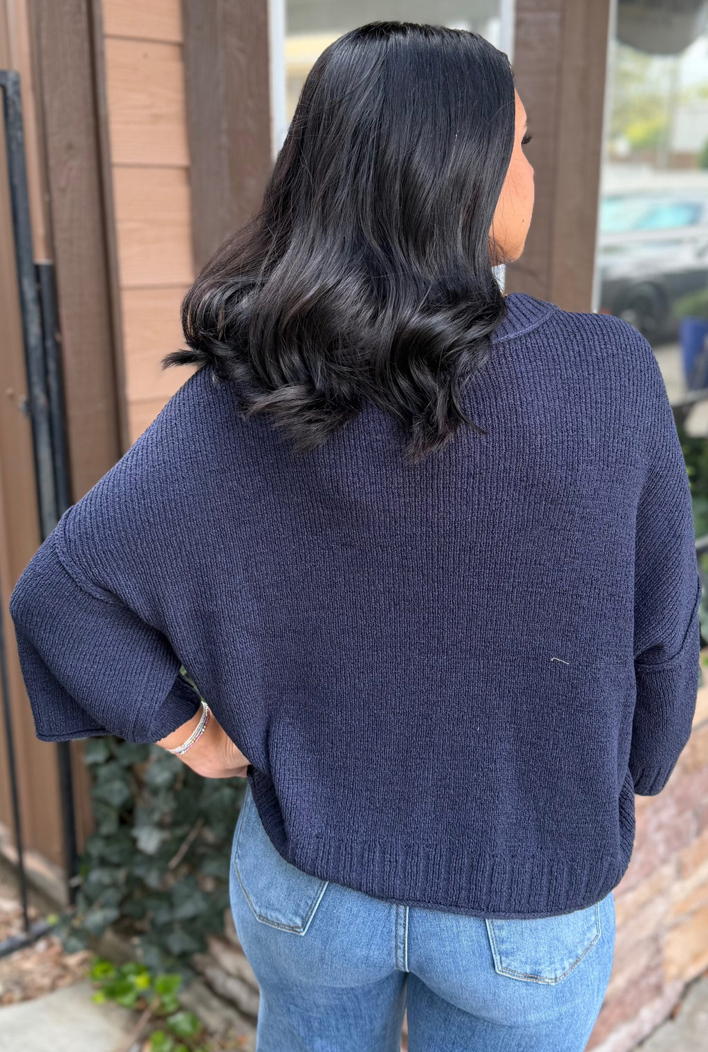 NAVY NALA SWEATER