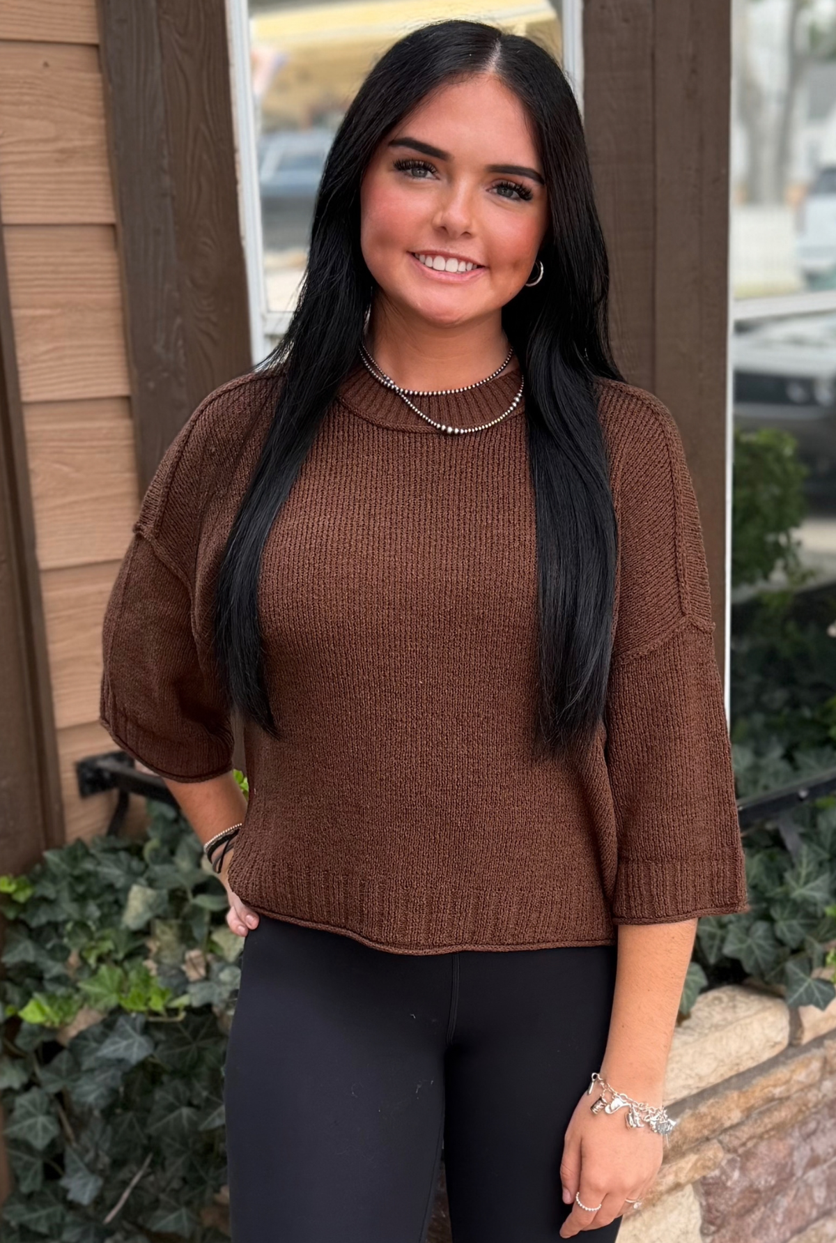BROWN NALA SWEATER