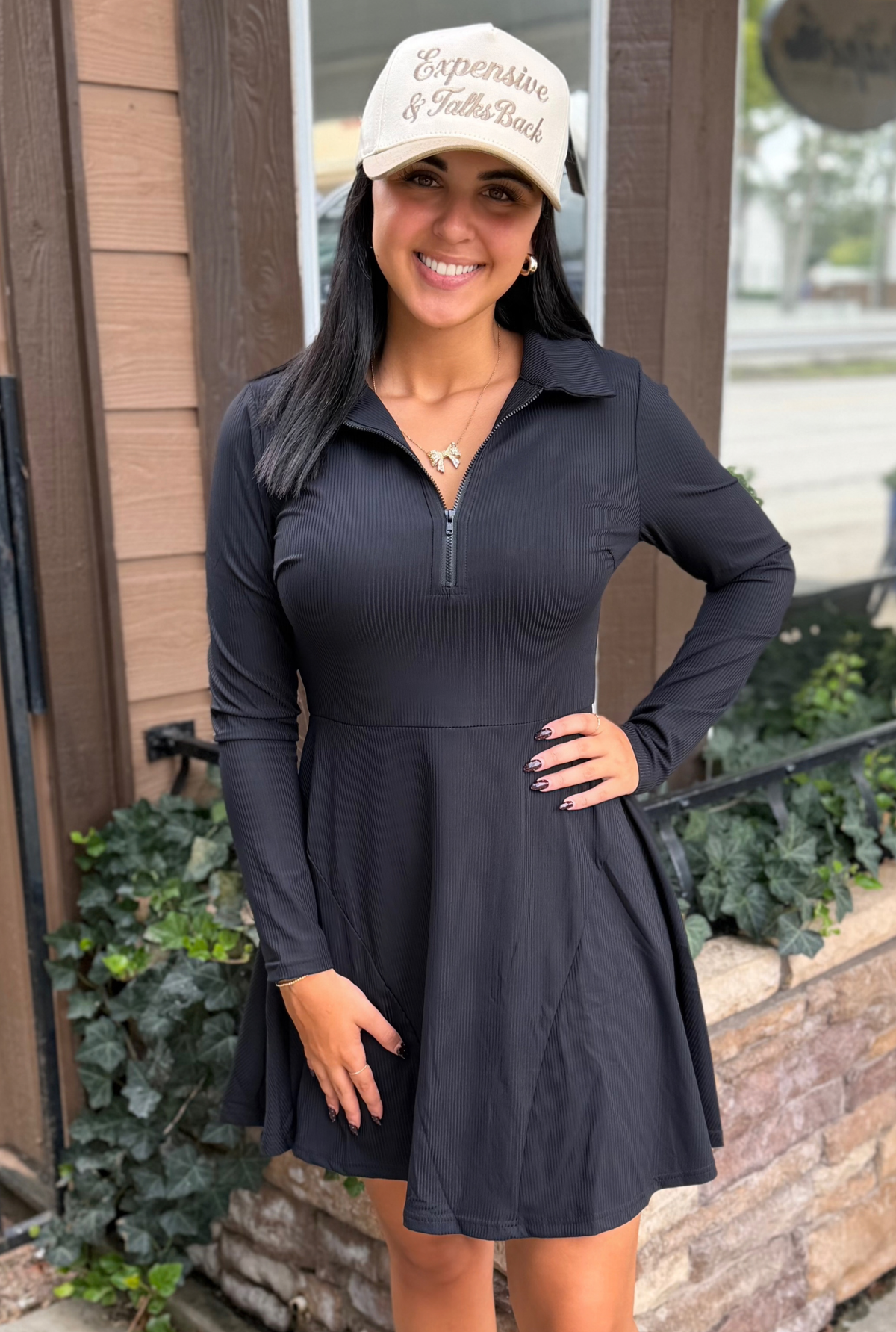BLACK ACTIVE DRESS