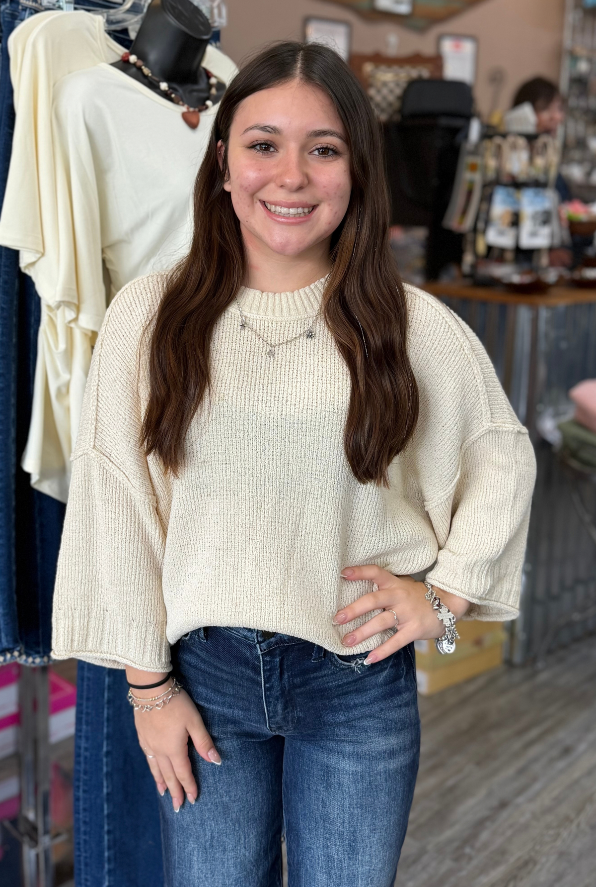 NATURAL NALA SWEATER