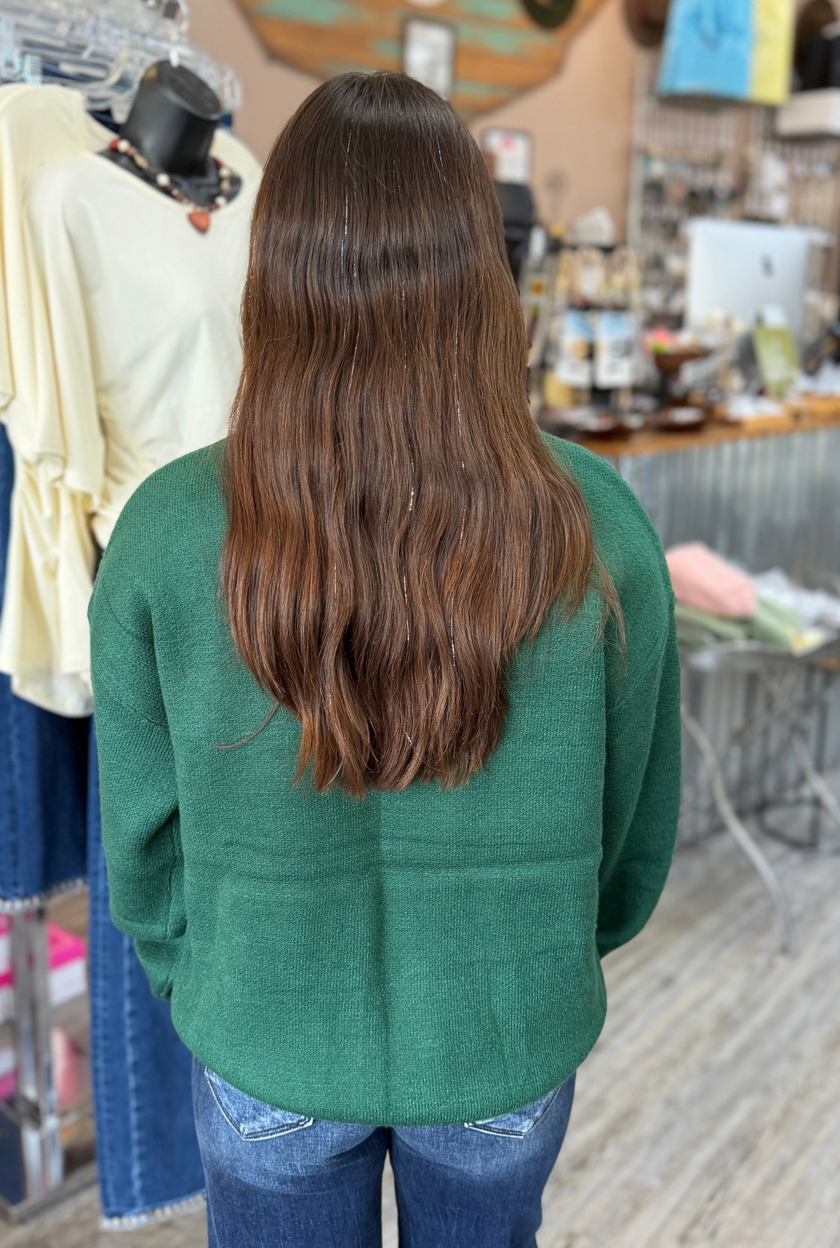 HOLIDAY SWEATER WITH SCARF
