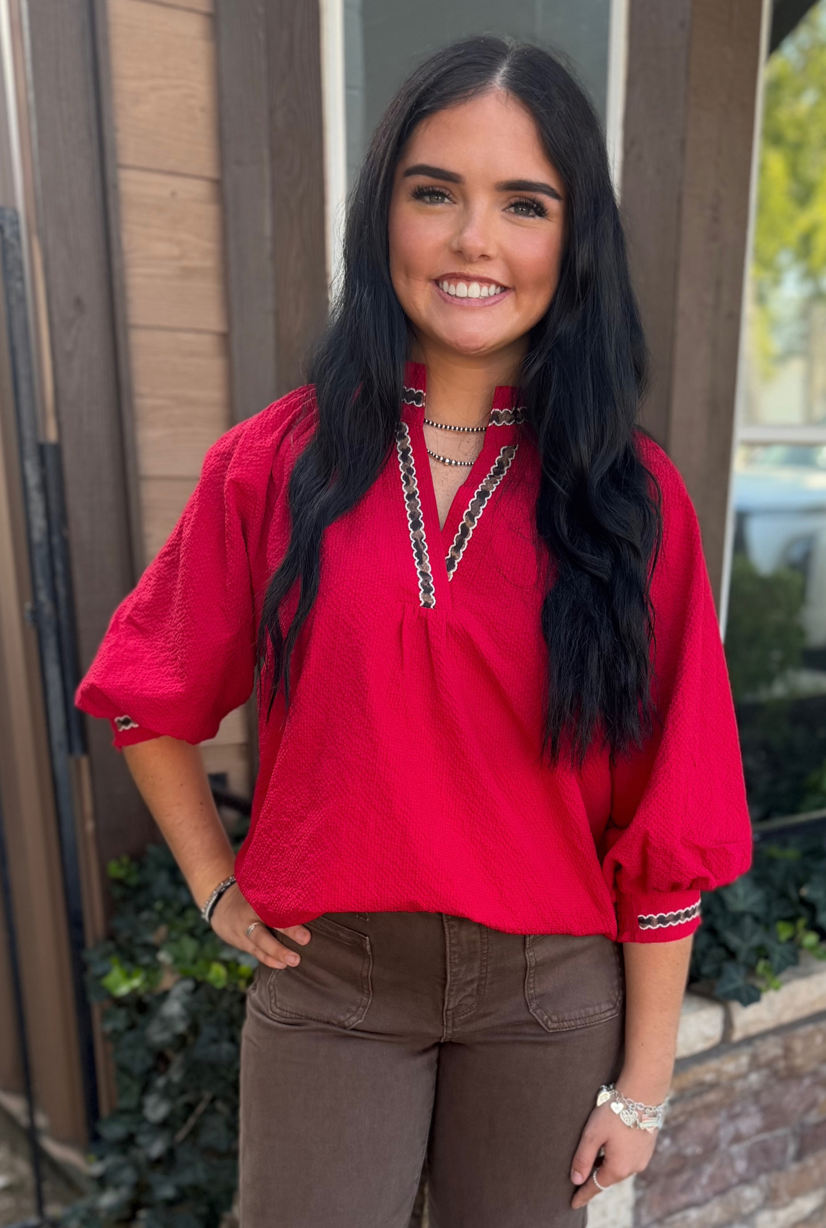 RED PAULA TOP