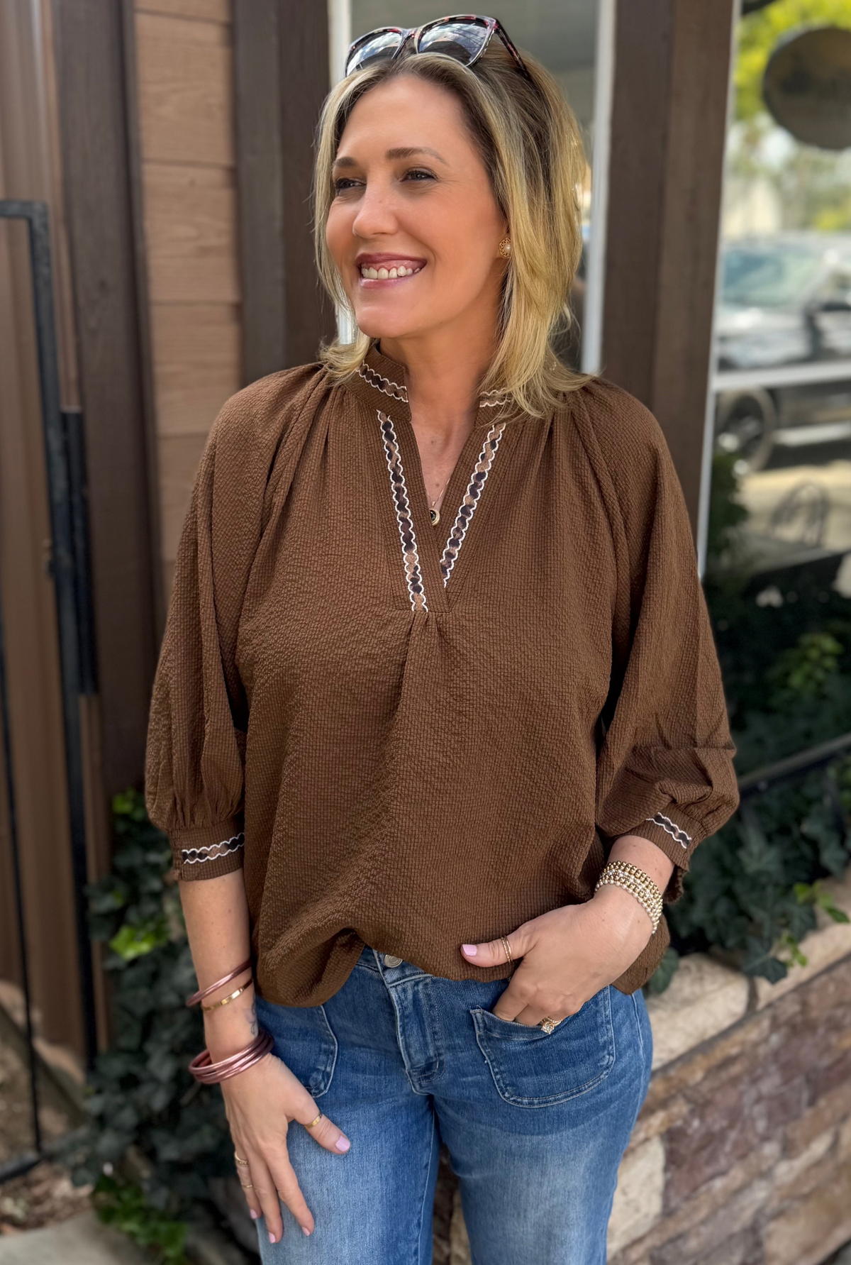 BROWN PAULA TOP