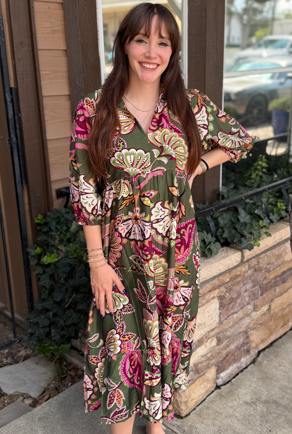 OLIVE MIRA DRESS