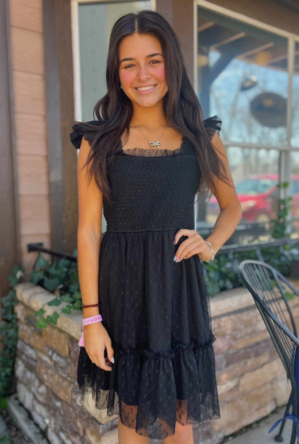 BLACK JENNA DRESS