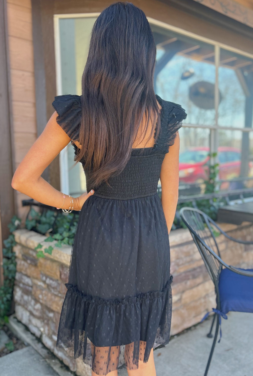 BLACK JENNA DRESS