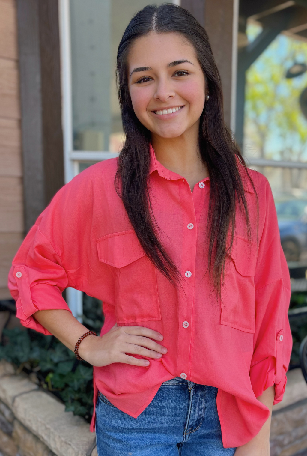 CORAL BECCA TOP