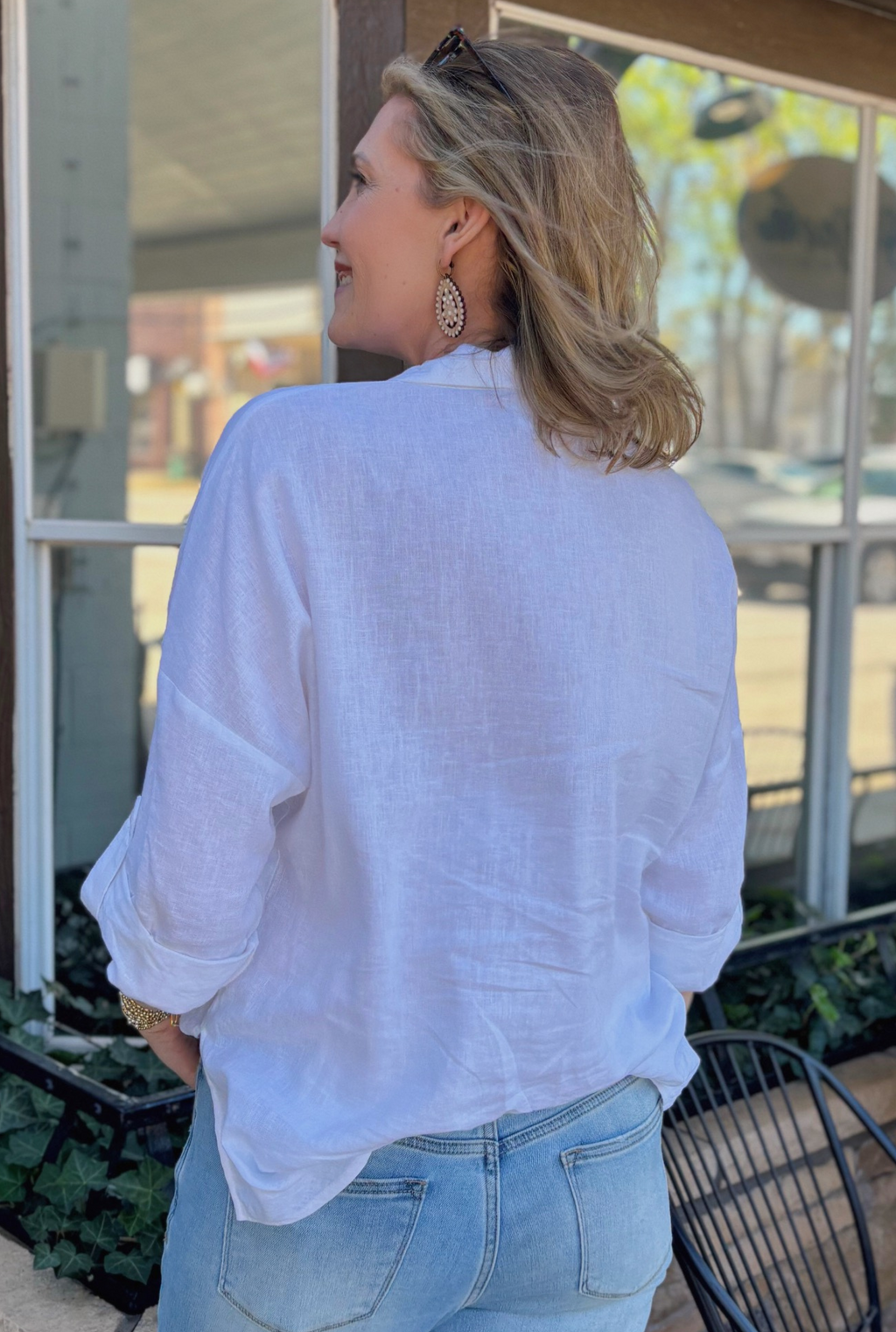 WHITE BECCA TOP