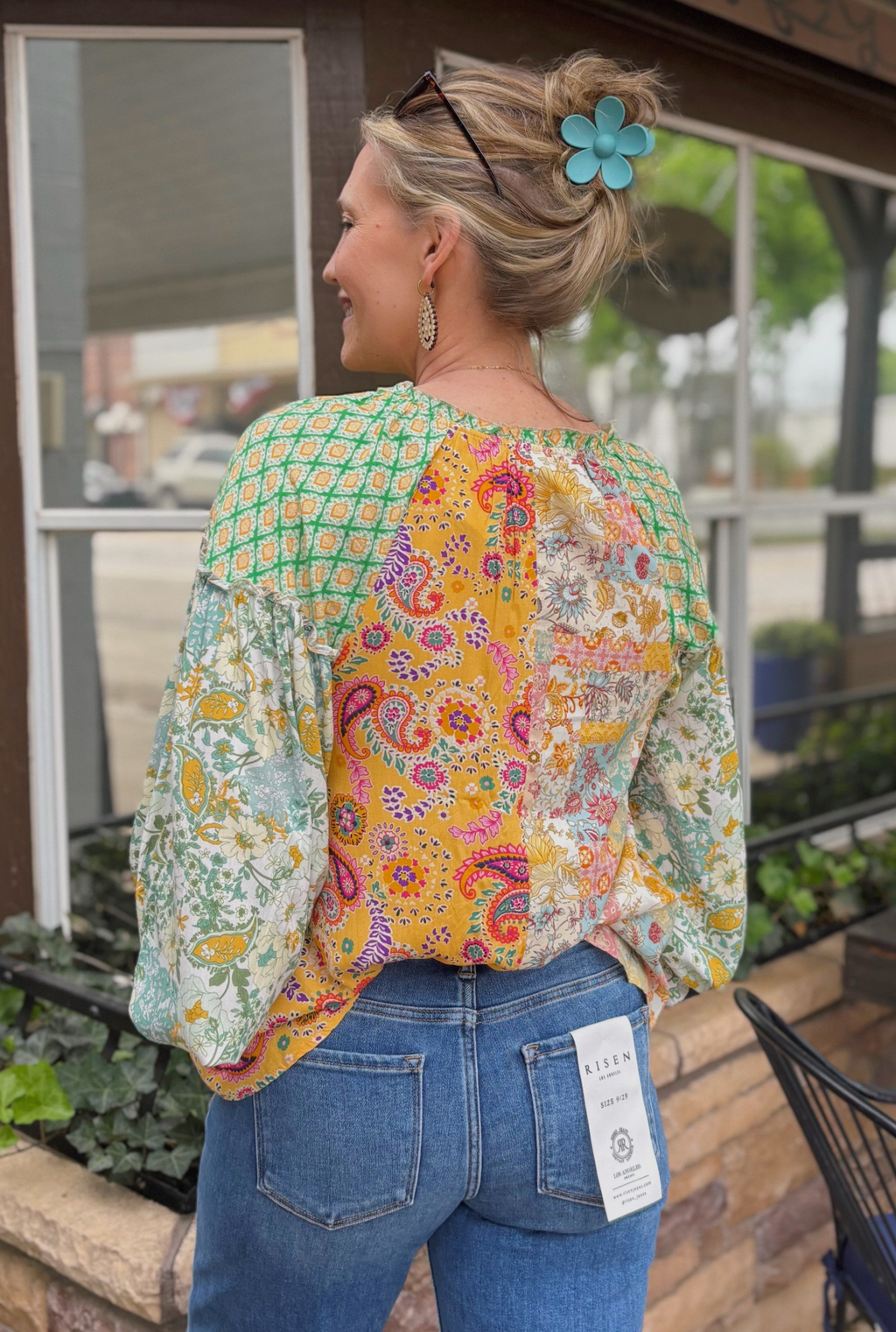 OLIVE OLI MIXED TOP