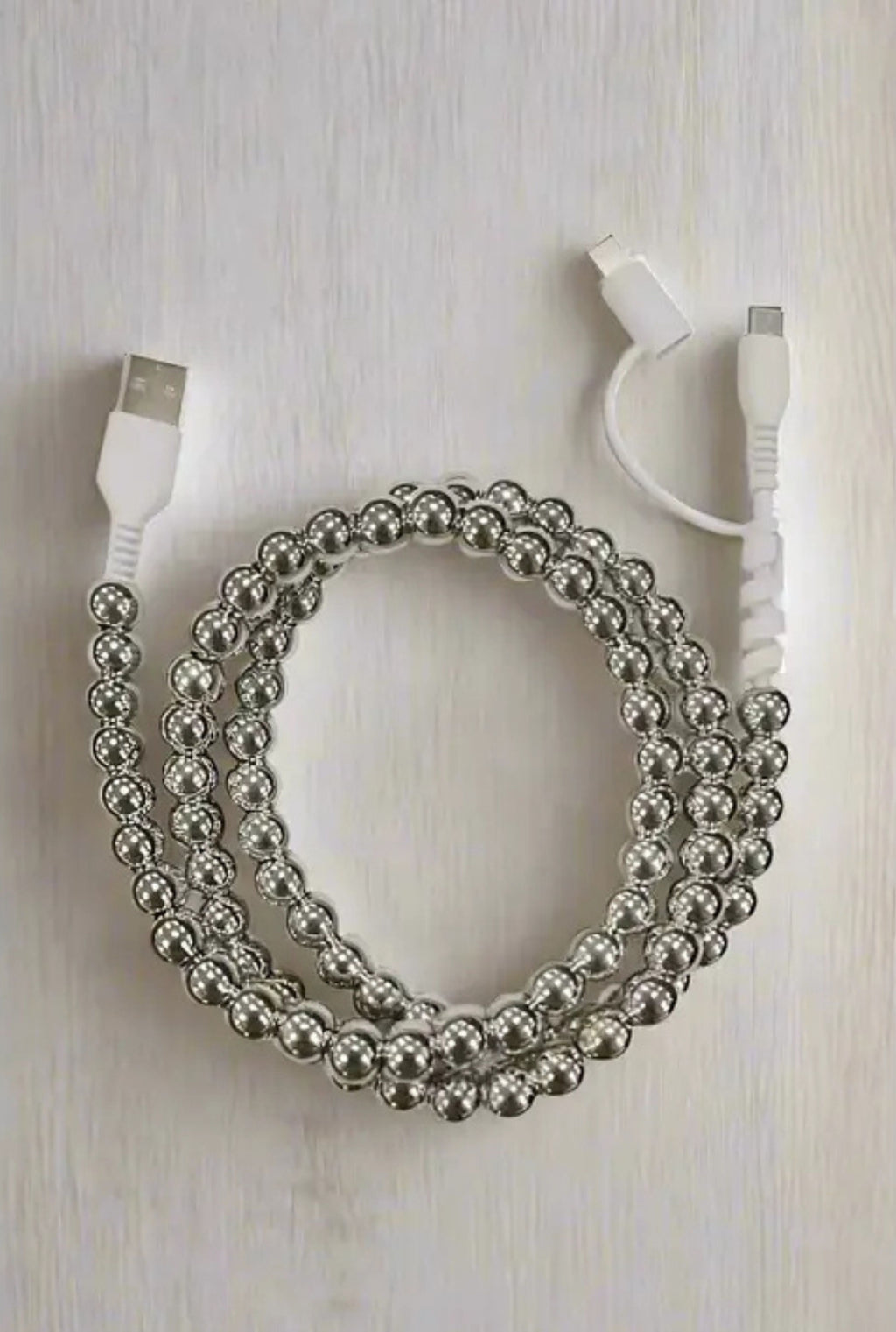 BEADED PHONE CHARGER