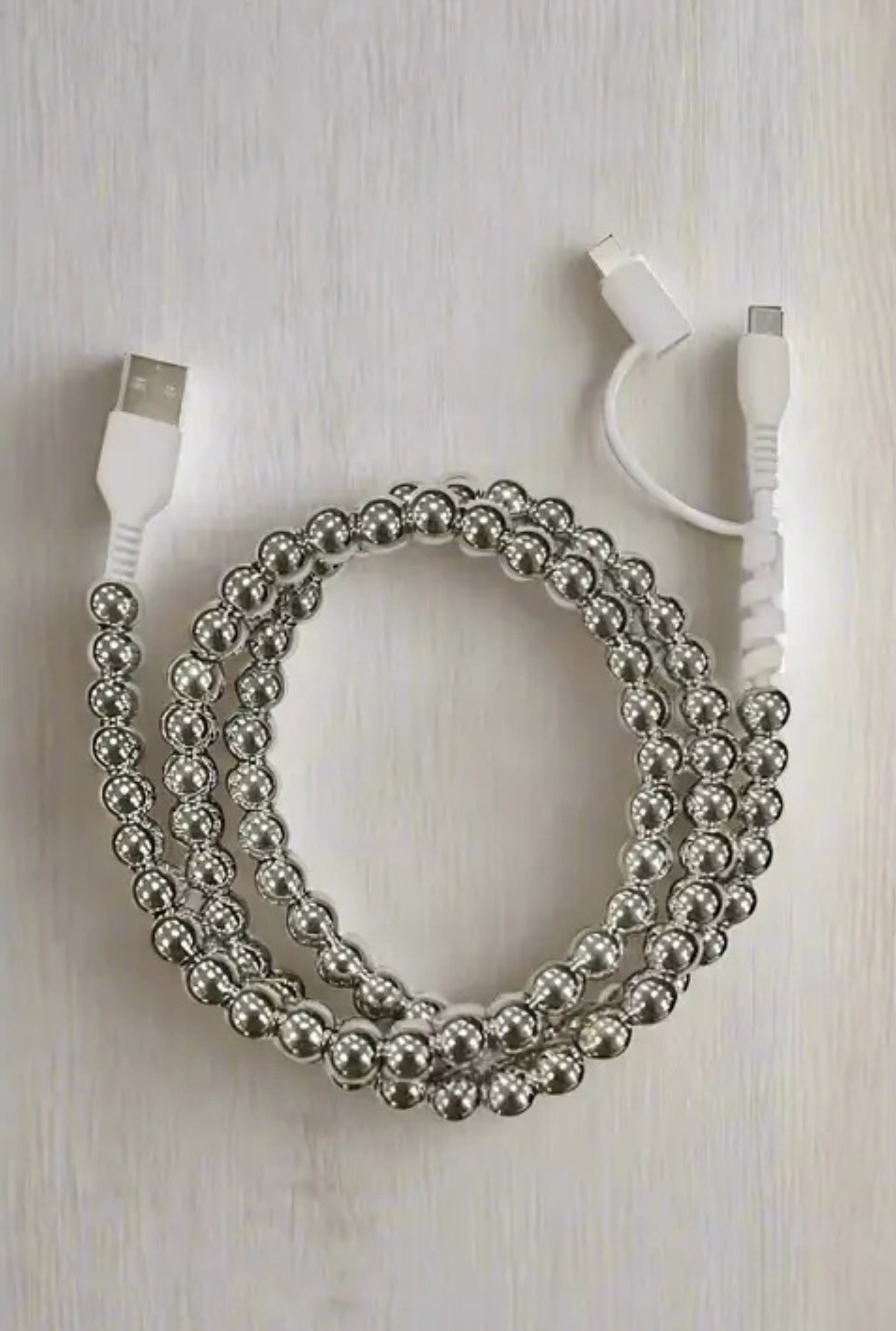 BEADED PHONE CHARGER