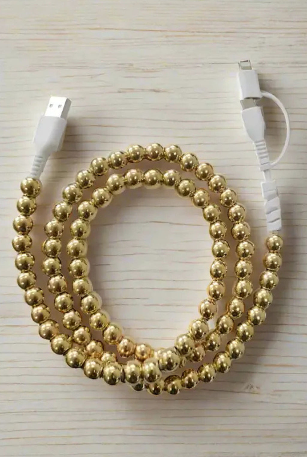BEADED PHONE CHARGER