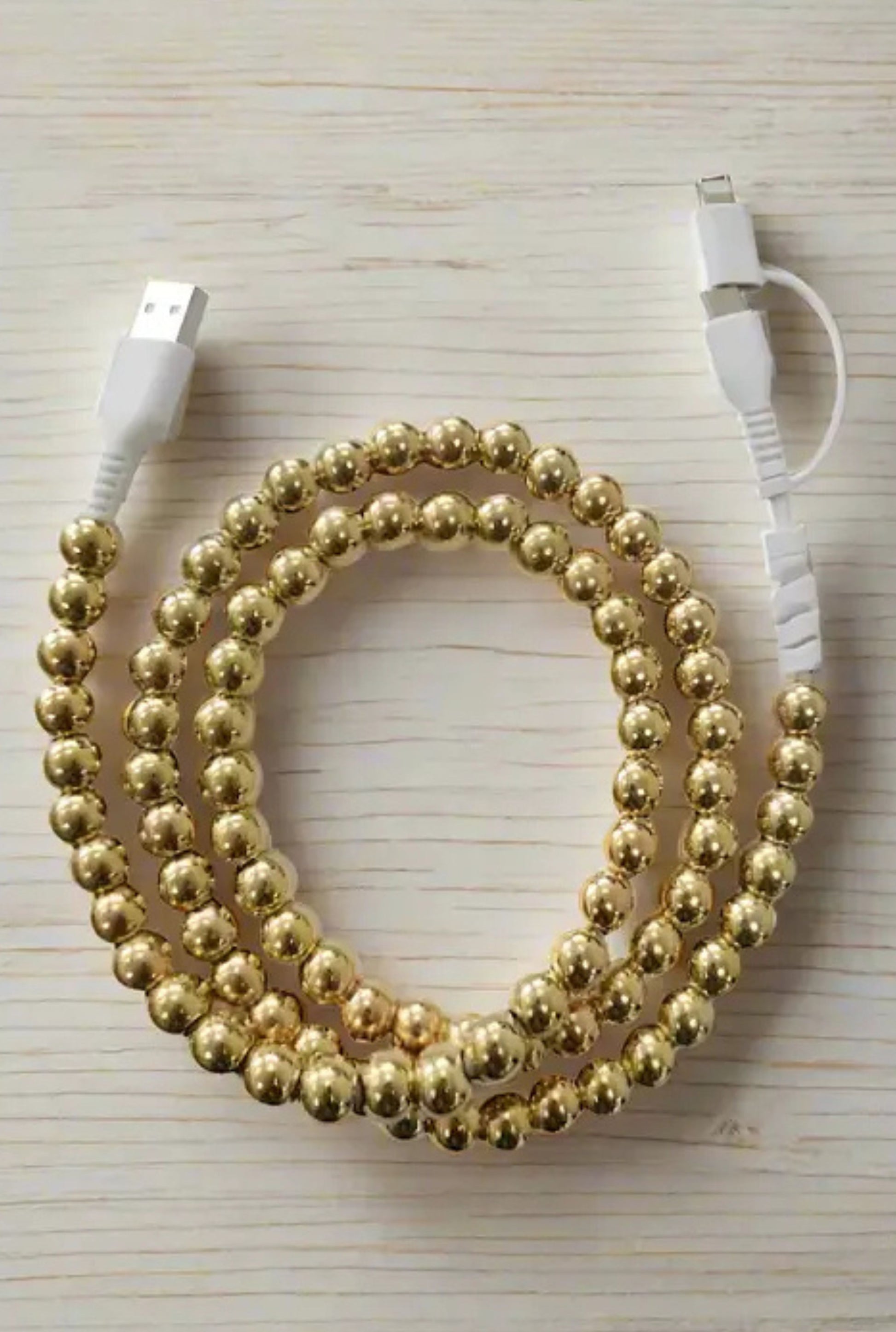 BEADED PHONE CHARGER