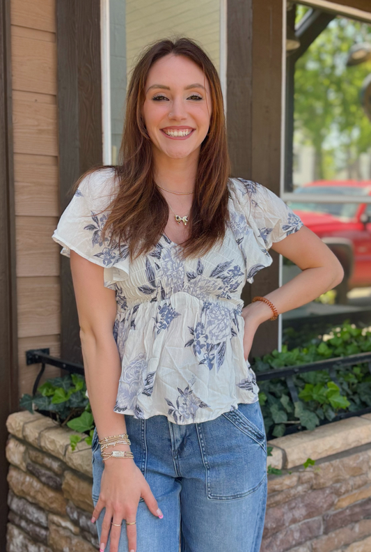 WILDEST BLOOMS TOP