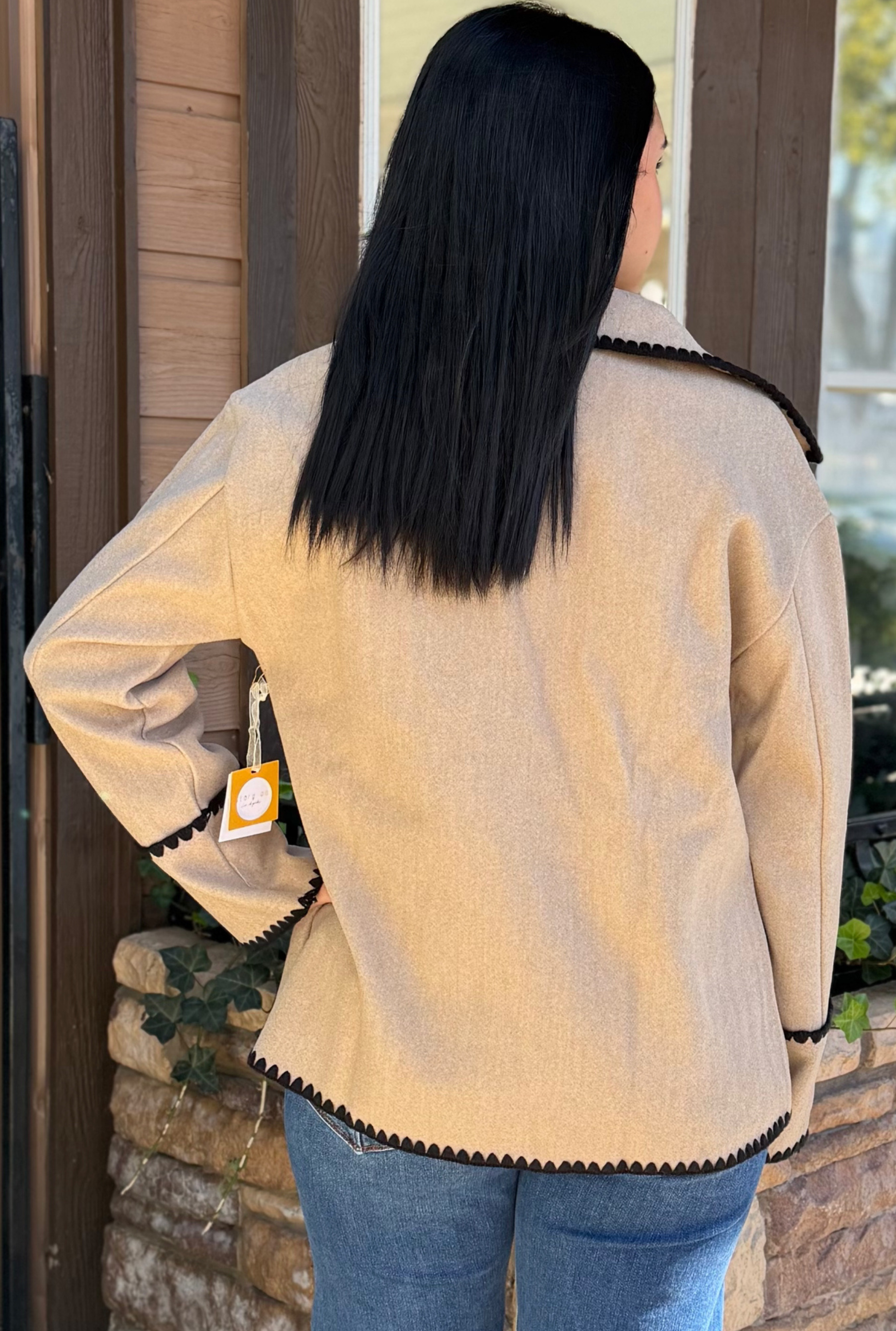 CREAM TRINITY JACKET