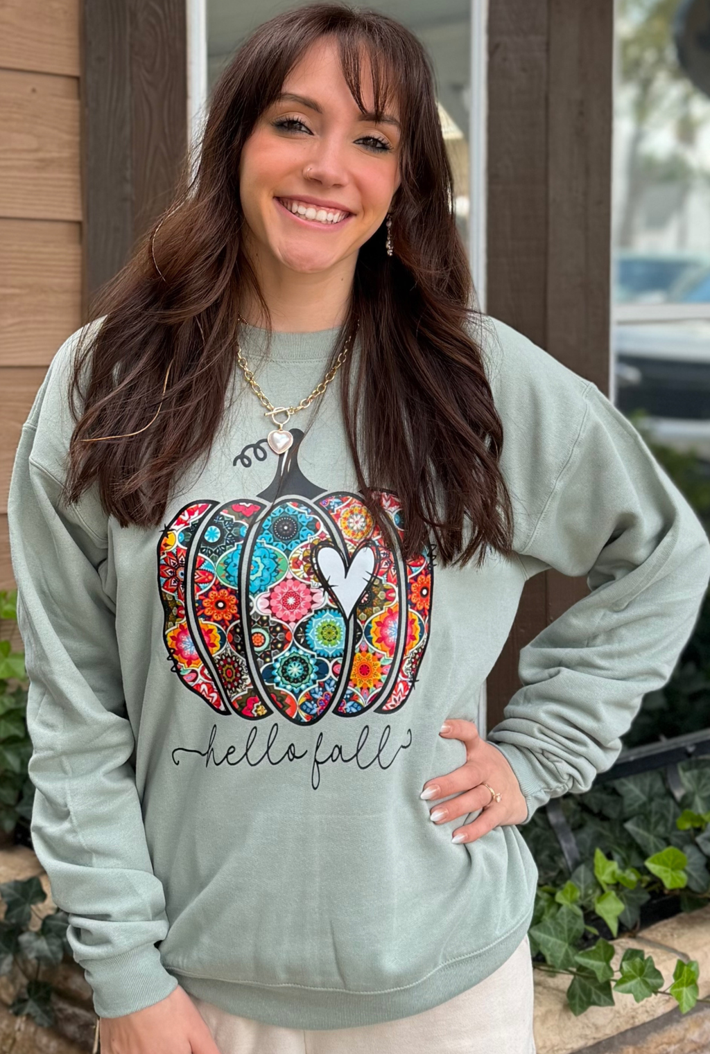 HELLO FALL SWEATSHIRT