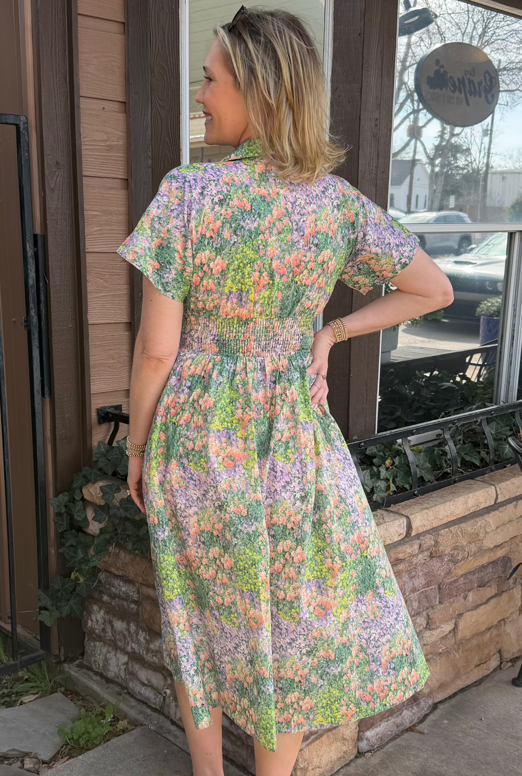 PEACH PEARL DRESS
