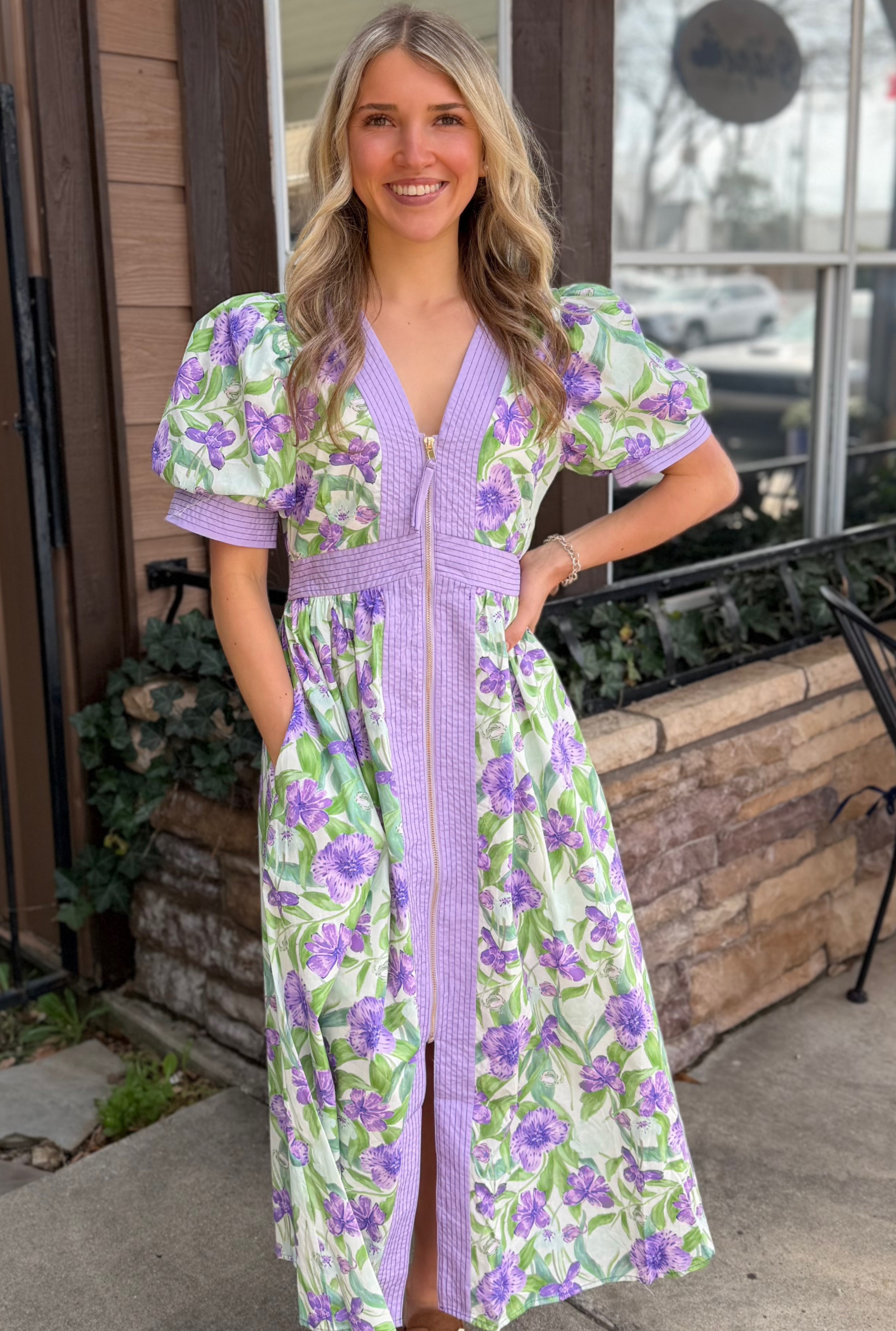 PURPLE POLLY DRESS