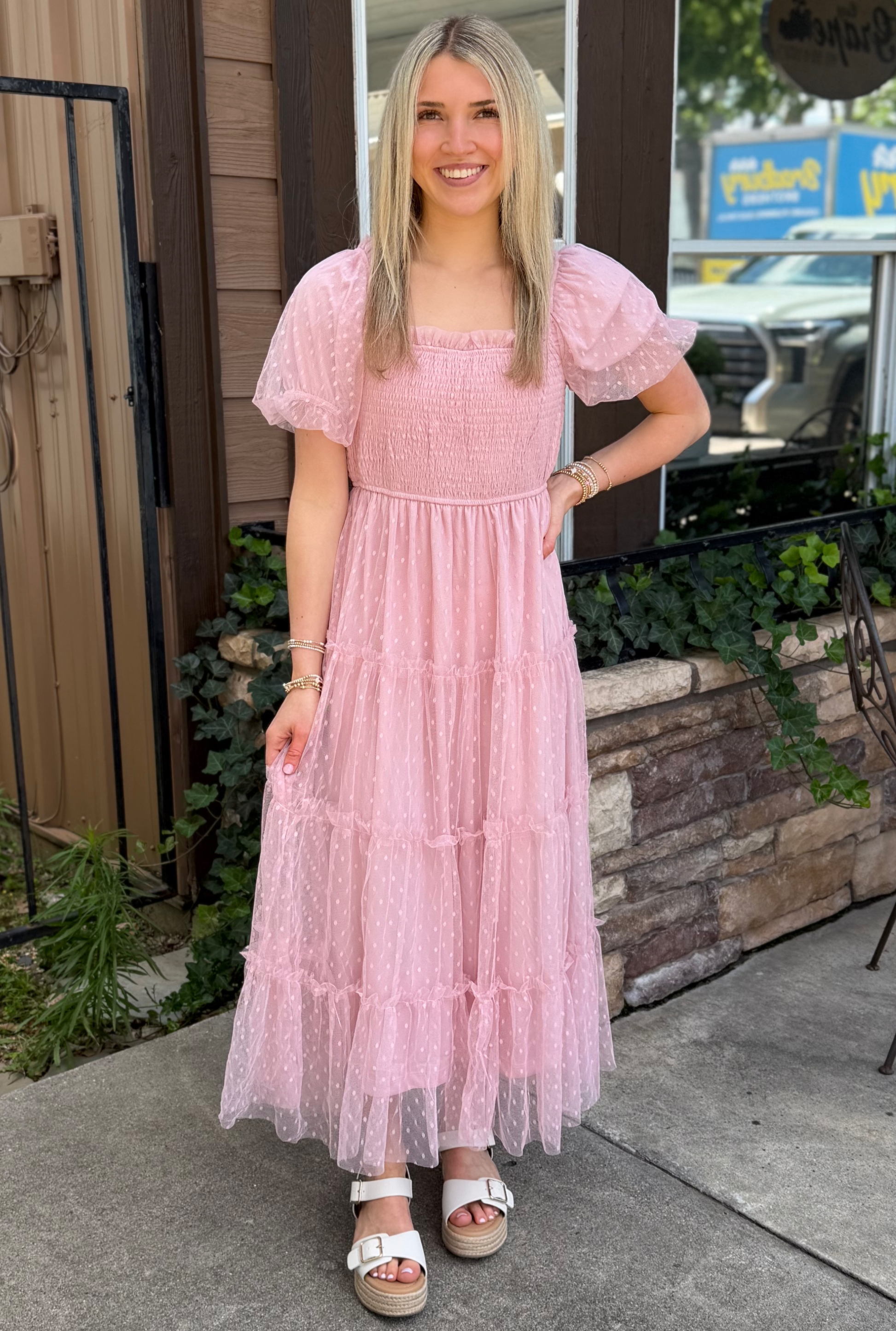 PINK TULLE DRESS