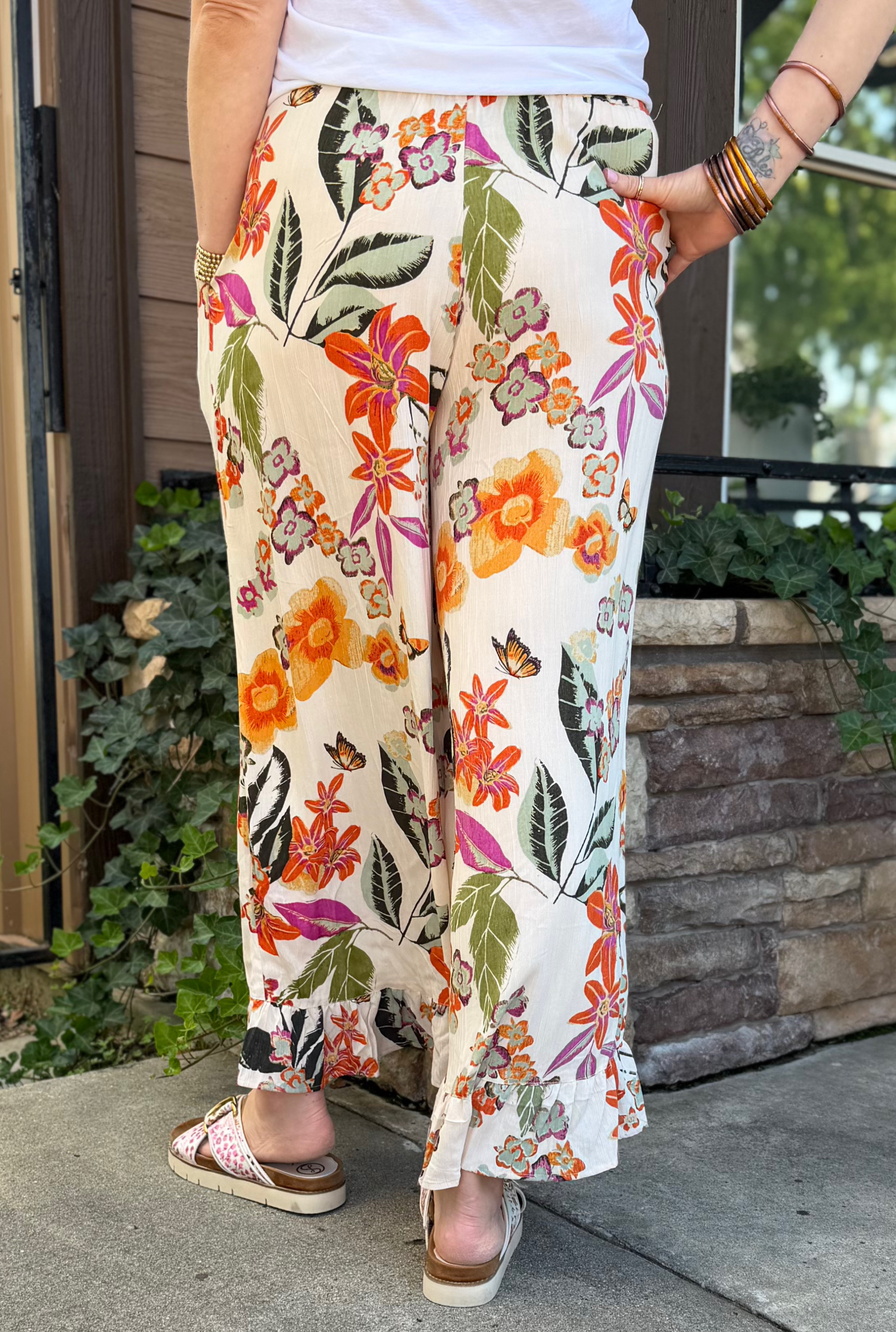 FLORAL ANGELA PANTS